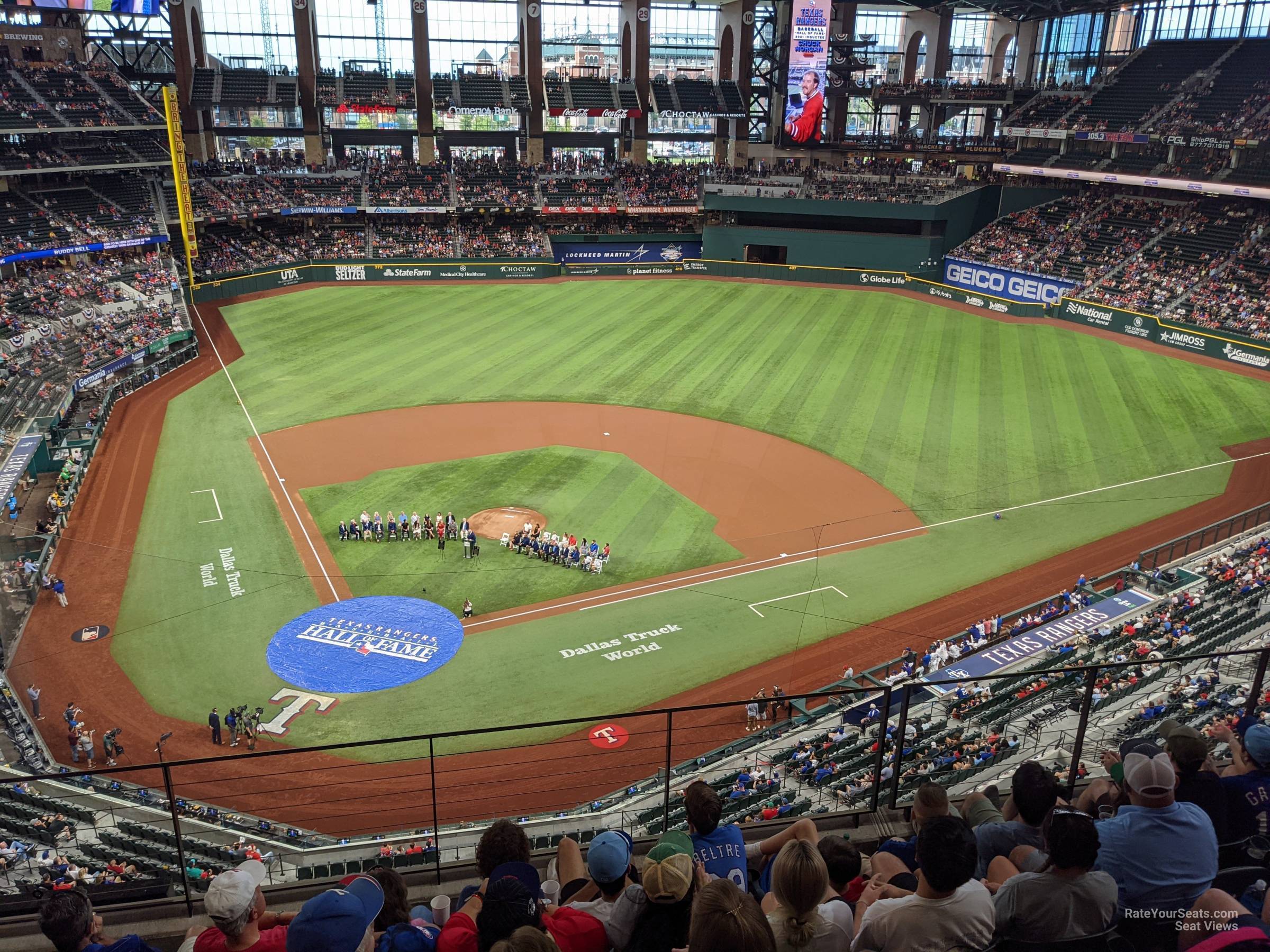 section 220, row 5 seat view  for baseball - globe life field
