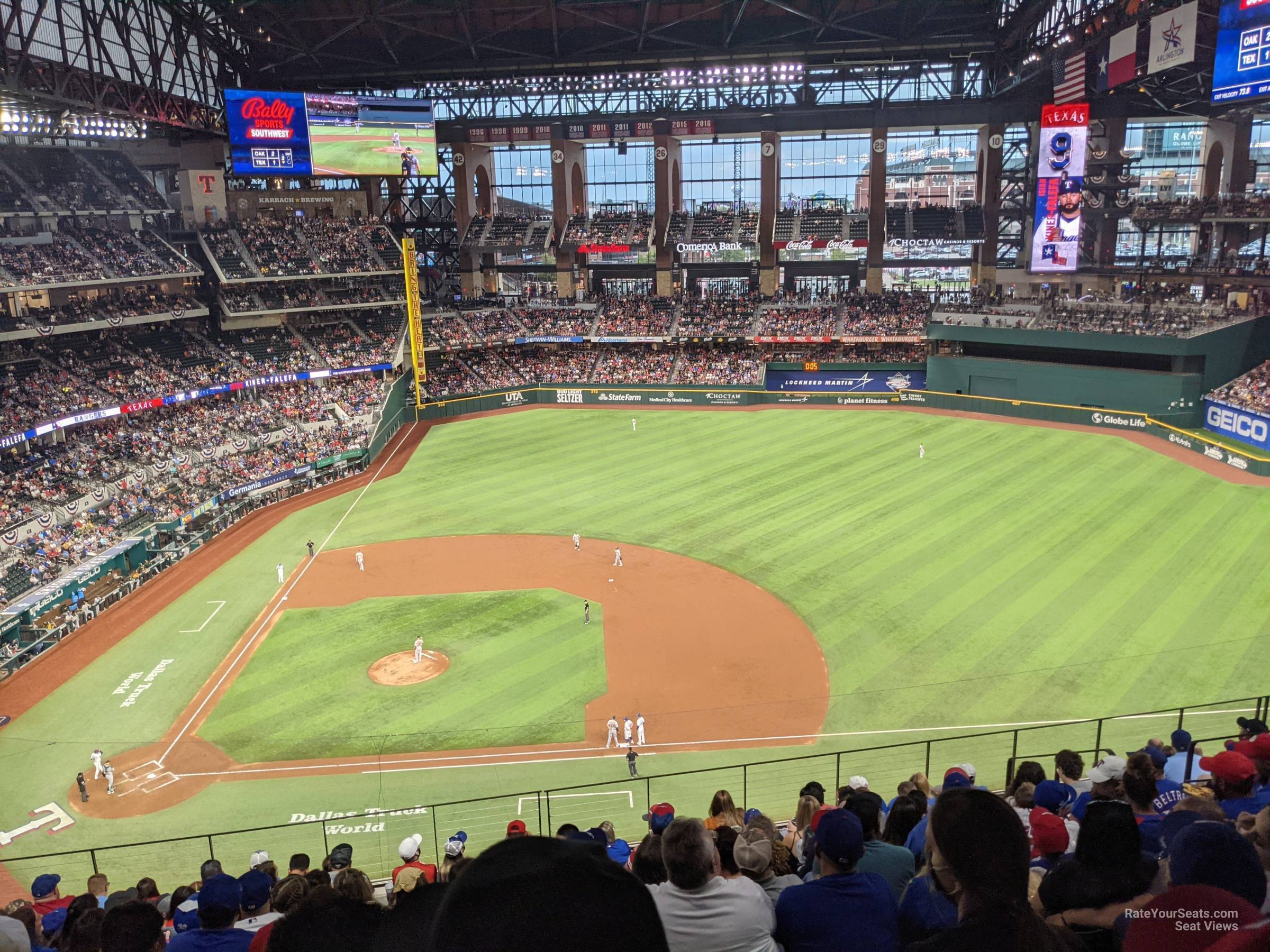 section 223, row 8 seat view  - globe life field