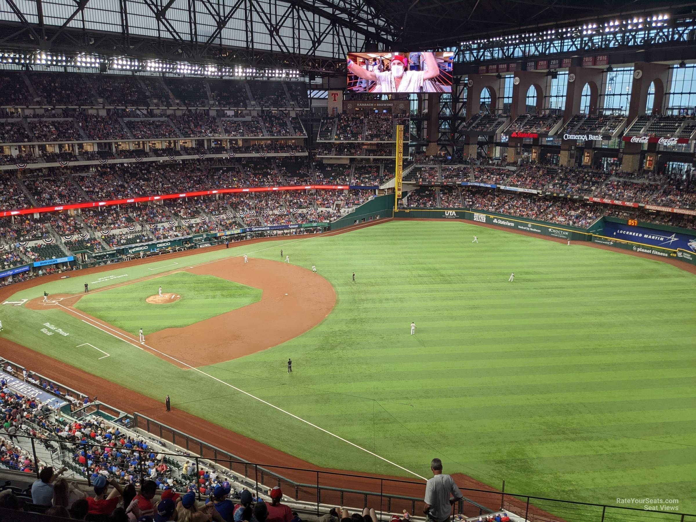 section 228, row 8 seat view  for baseball - globe life field