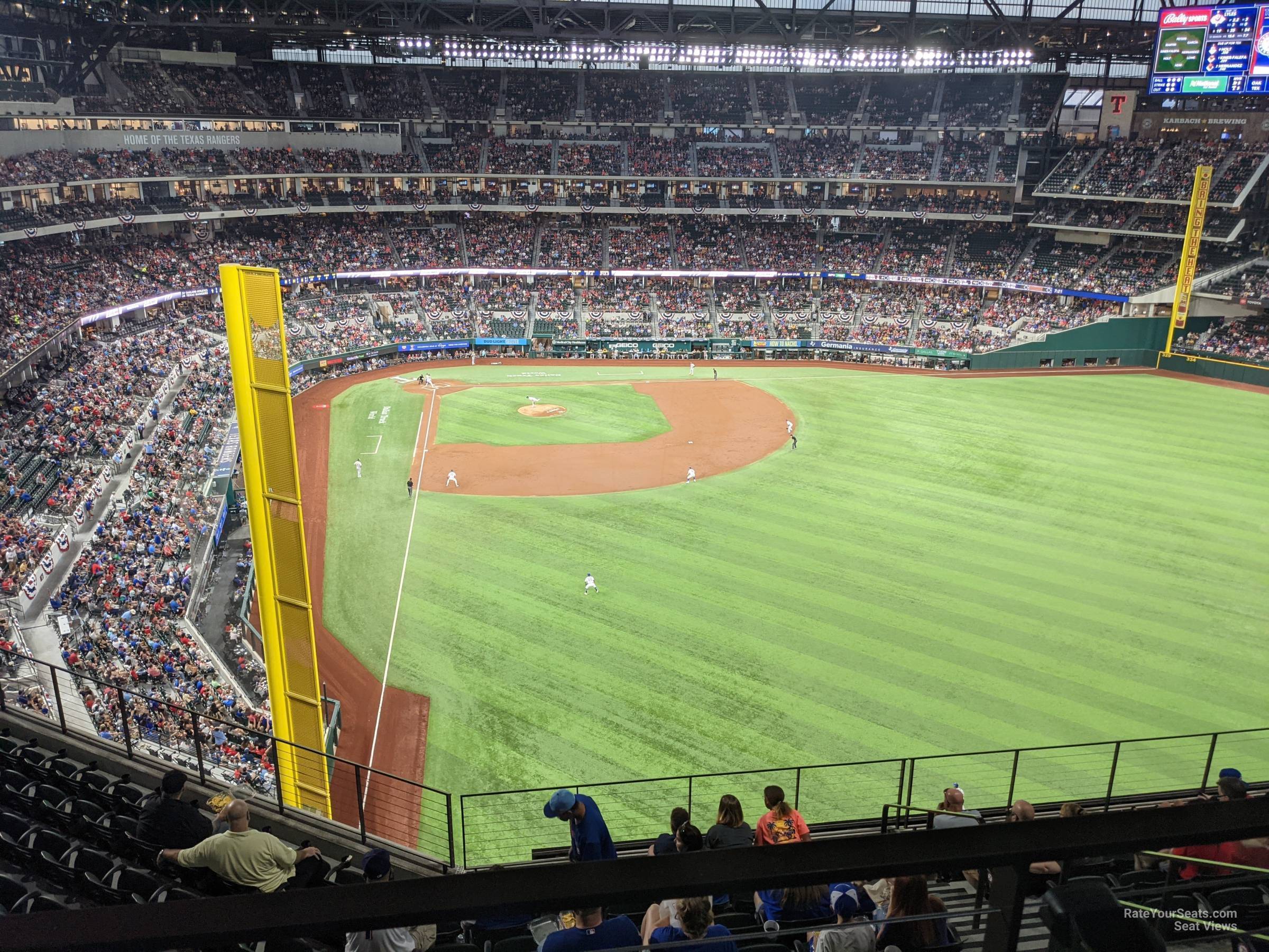 section 232, row 10 seat view  for baseball - globe life field