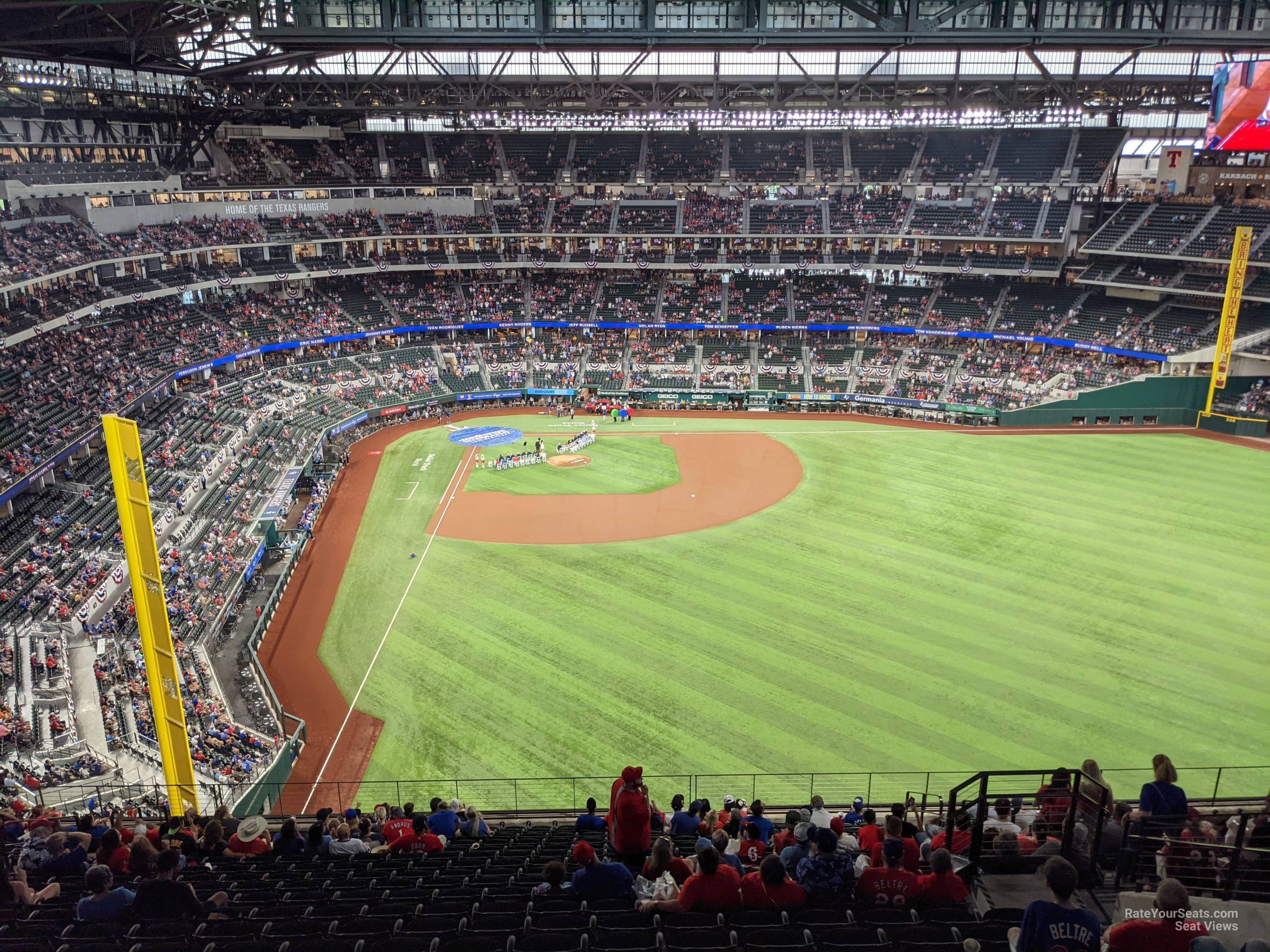 section 233, row 20 seat view  for baseball - globe life field