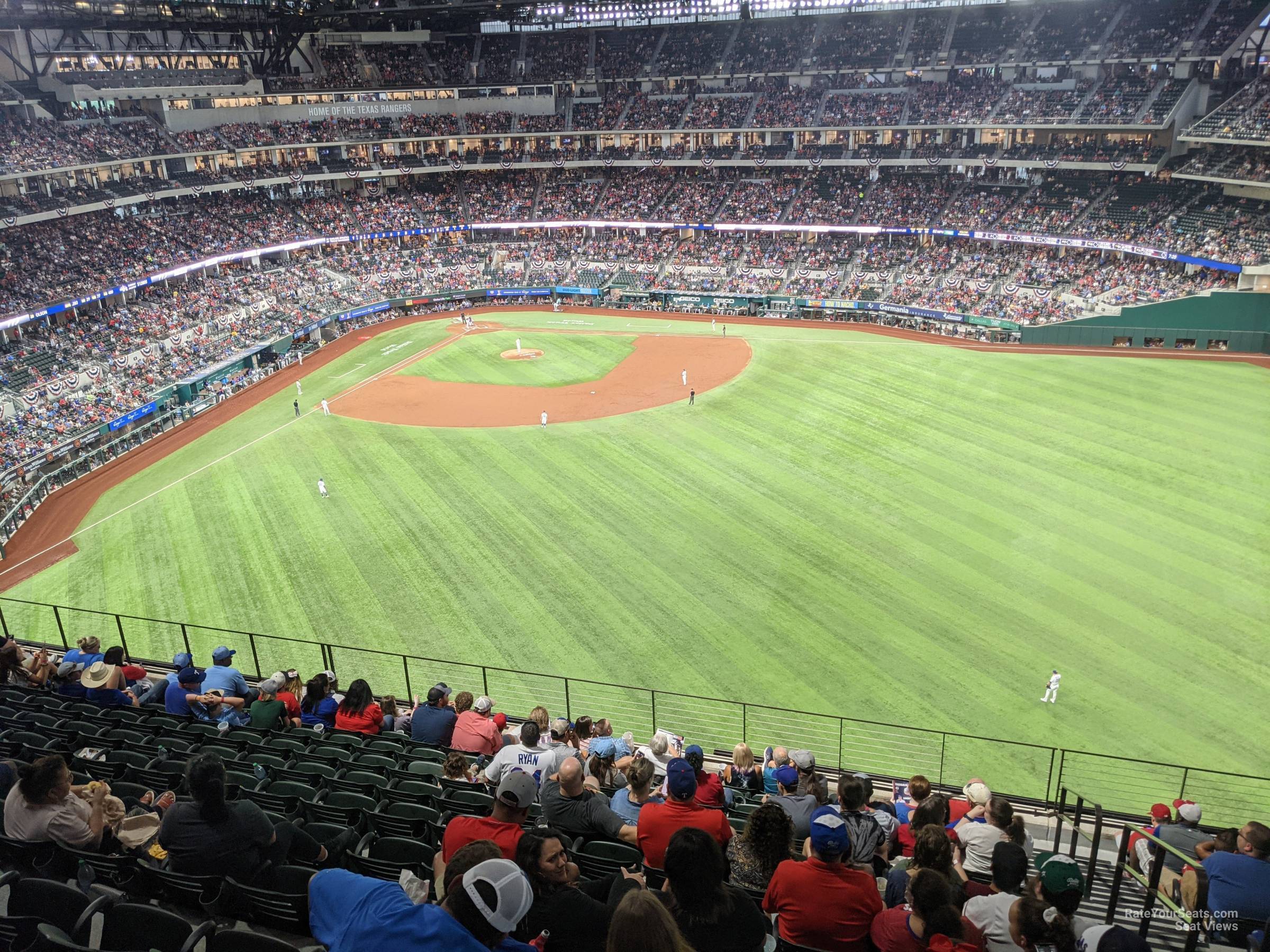 section 236, row 12 seat view  for baseball - globe life field