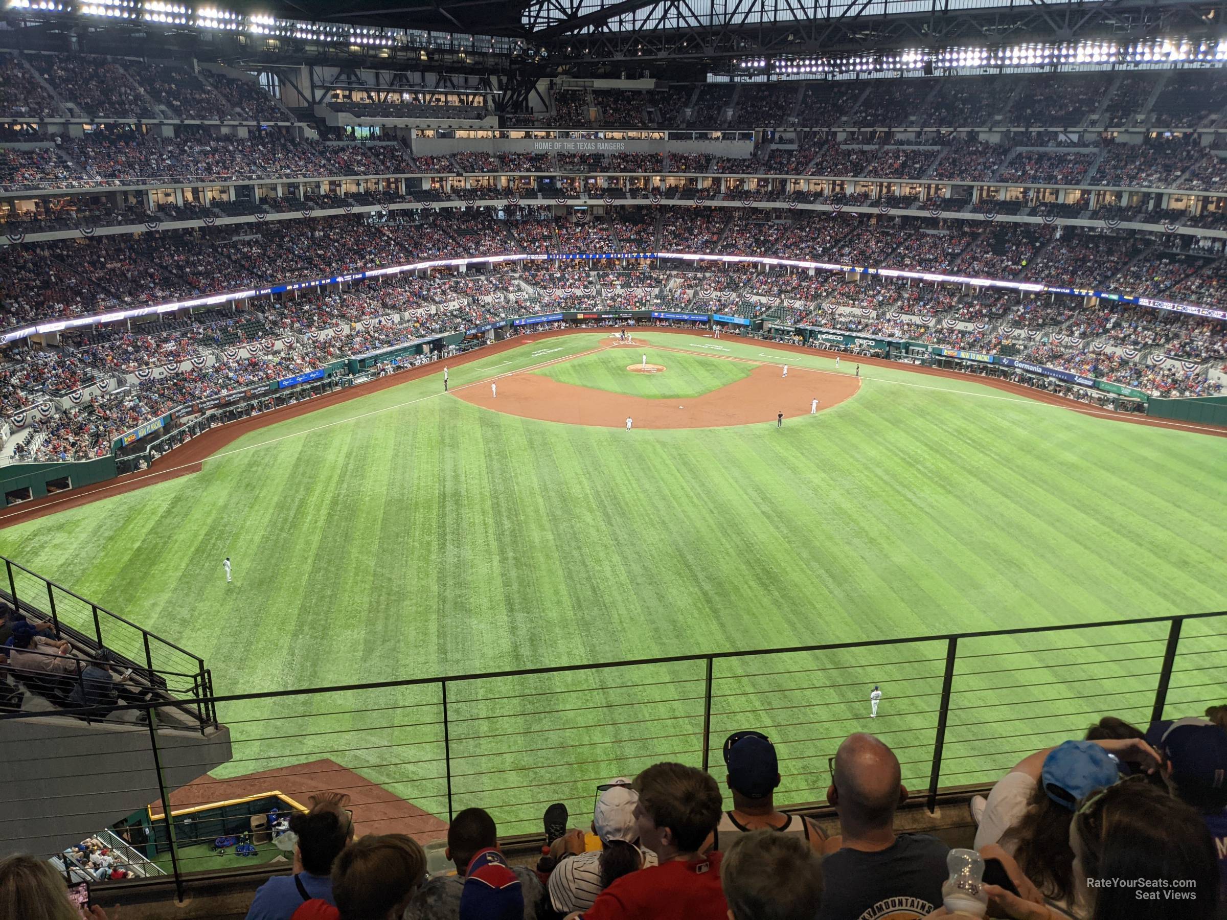 section 238, row 4 seat view  for baseball - globe life field