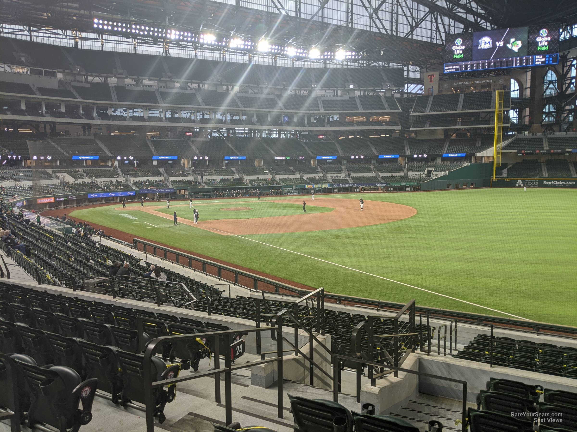 section 24, row 16 seat view  - globe life field