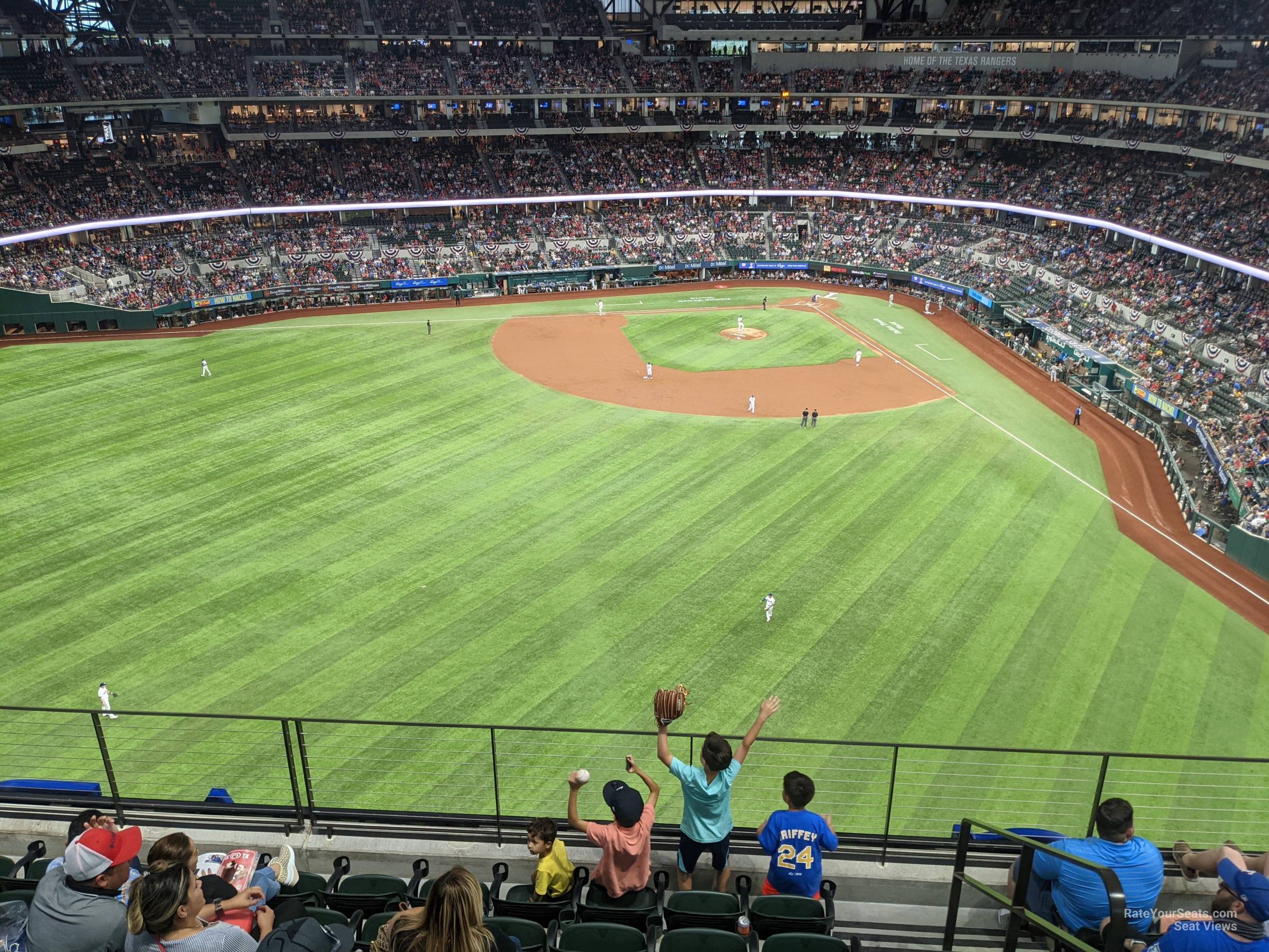 section 242, row 8 seat view  - globe life field