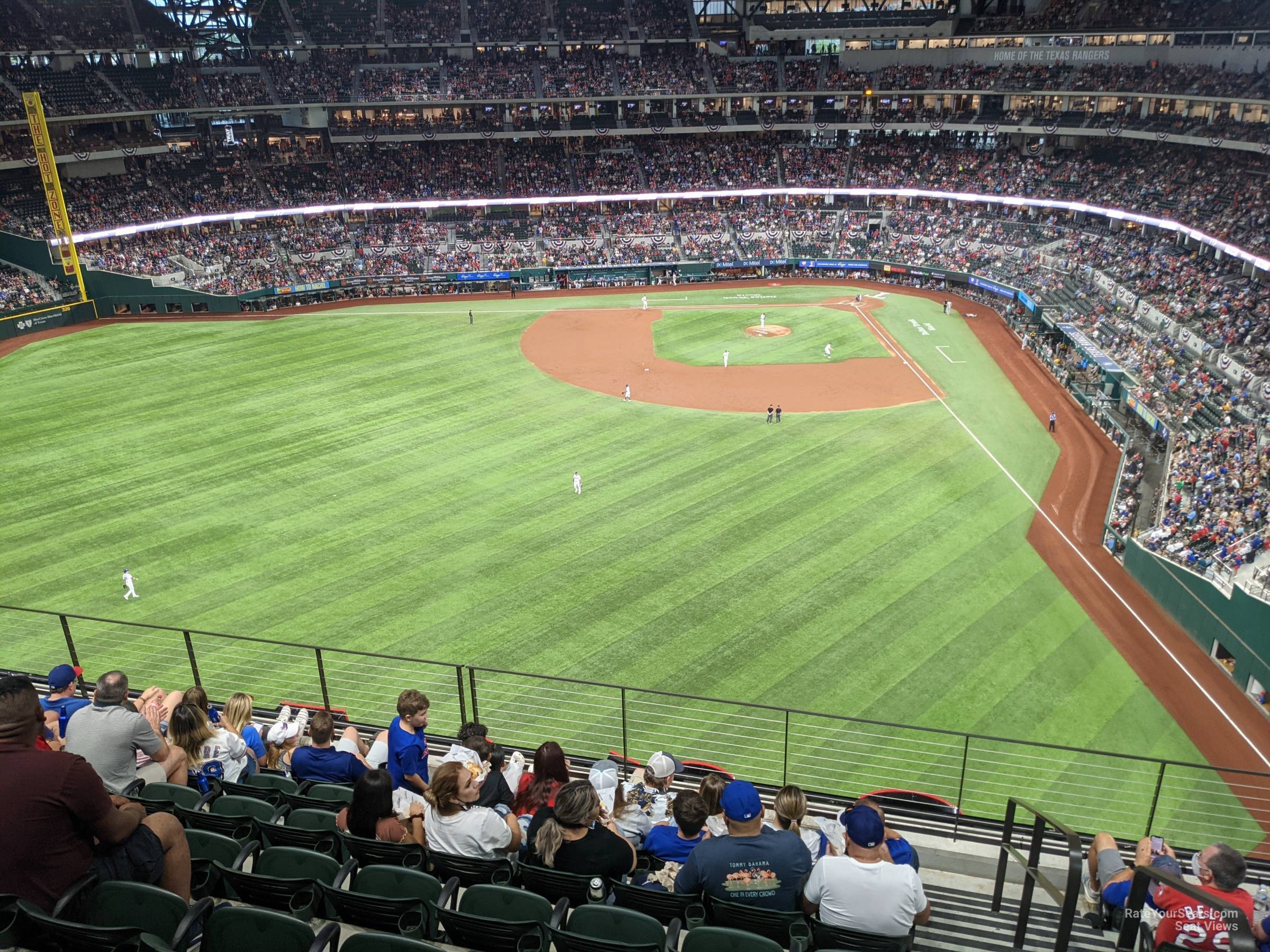 section 243, row 8 seat view  for baseball - globe life field