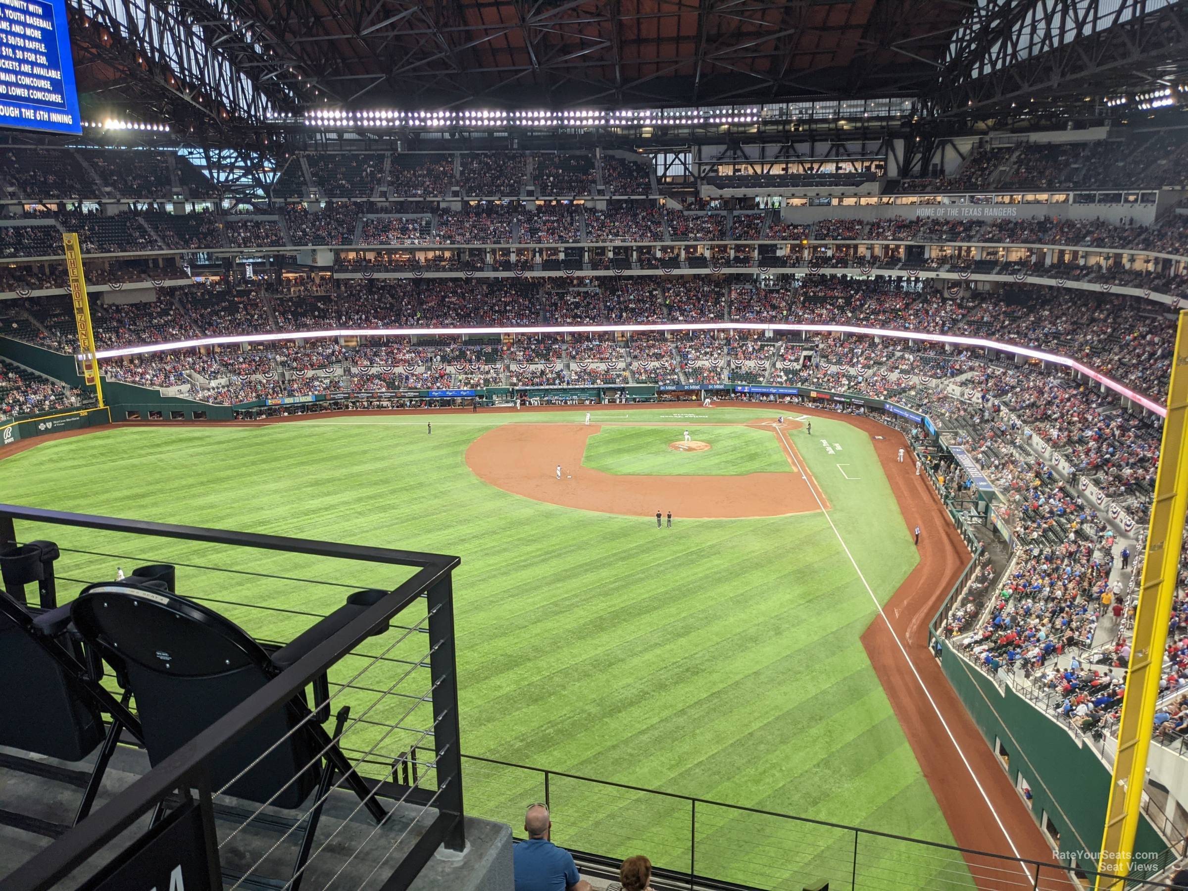 section 244, row 8 seat view  for baseball - globe life field