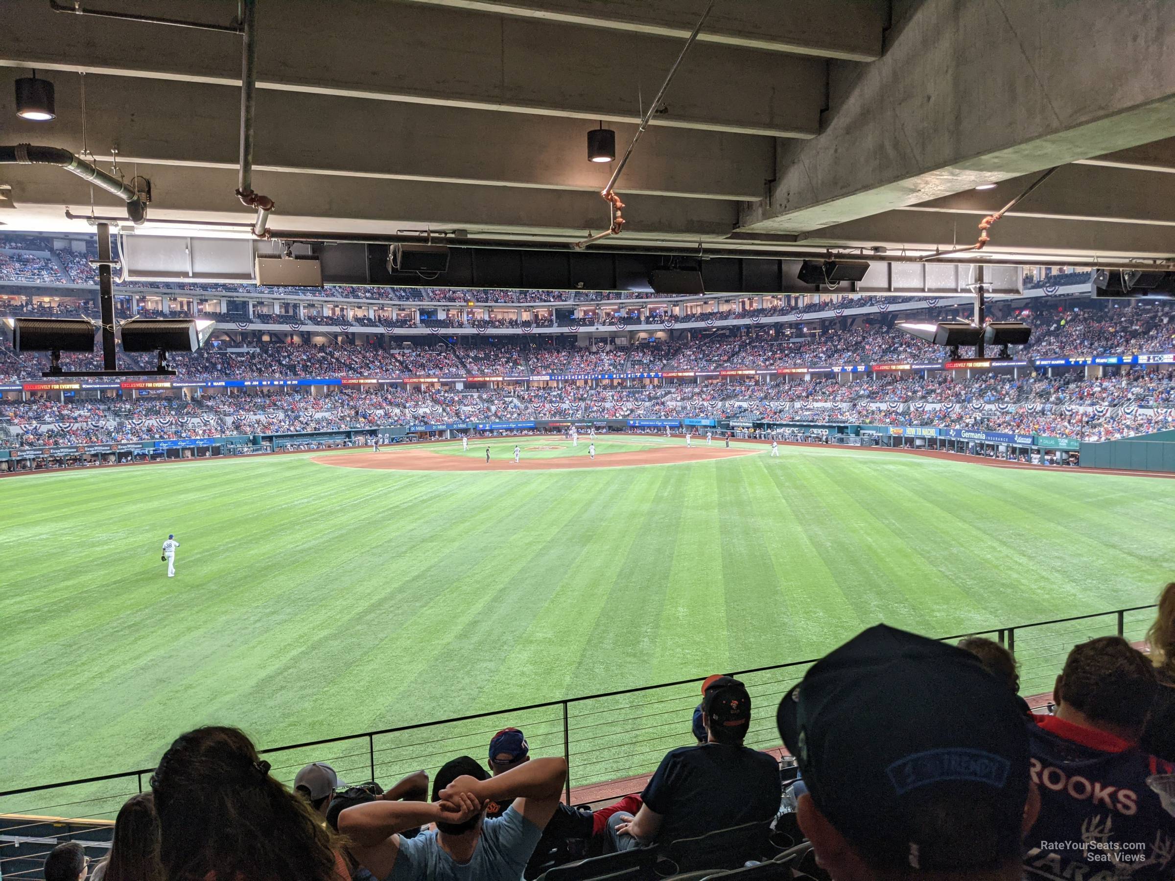 section 27, row 12 seat view  - globe life field
