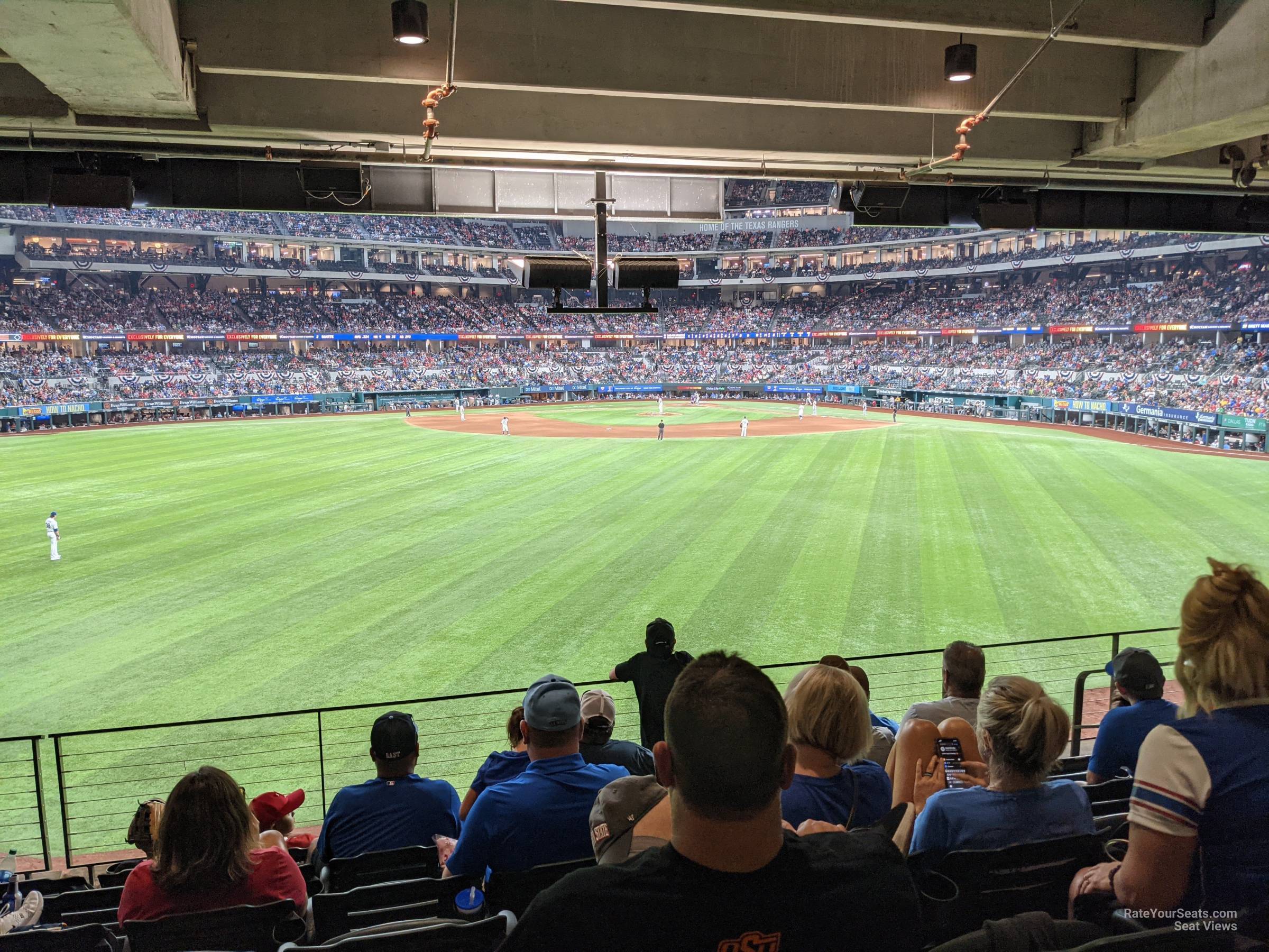 section 28, row 12 seat view  - globe life field