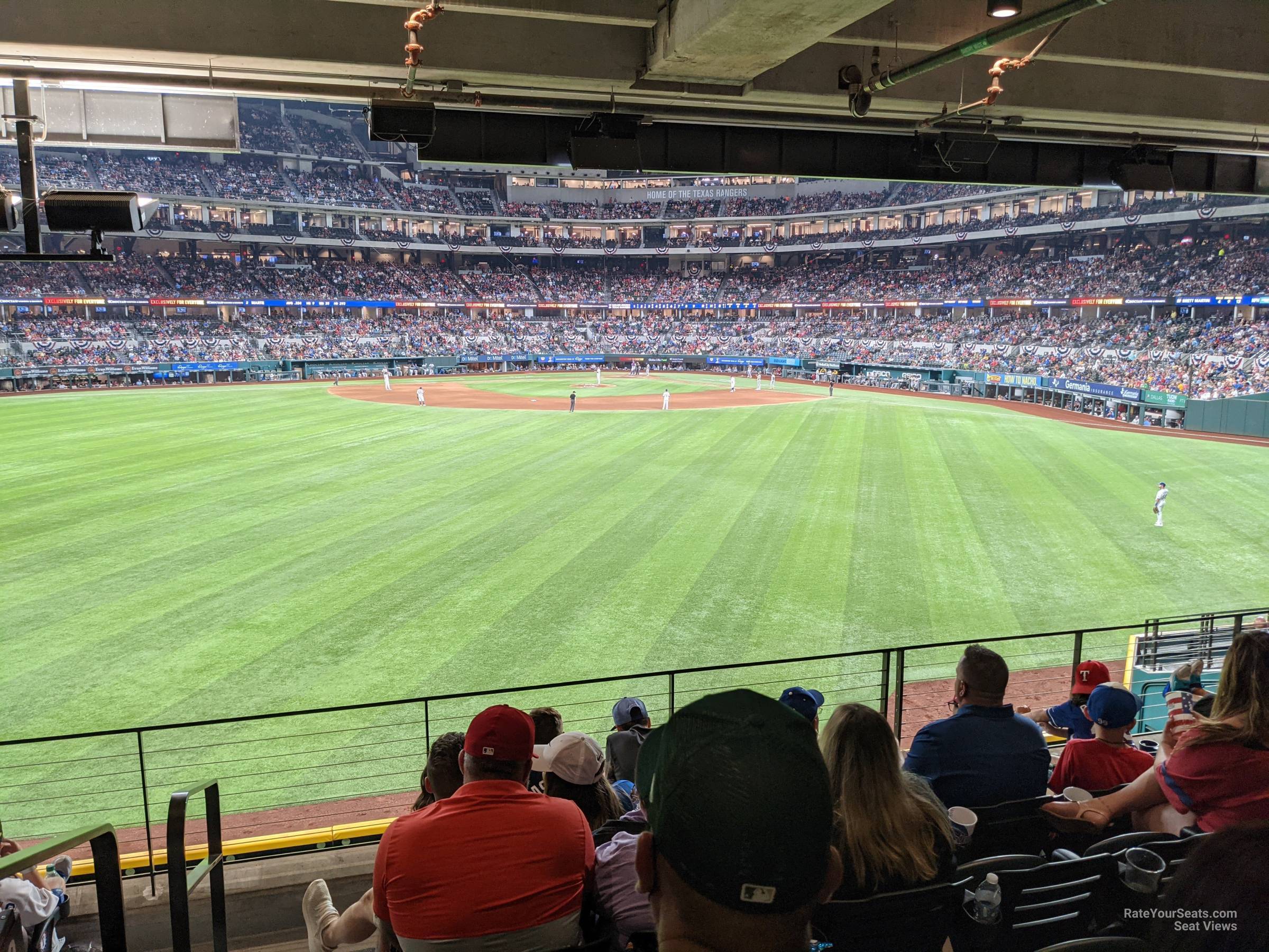 section 29, row 12 seat view  - globe life field