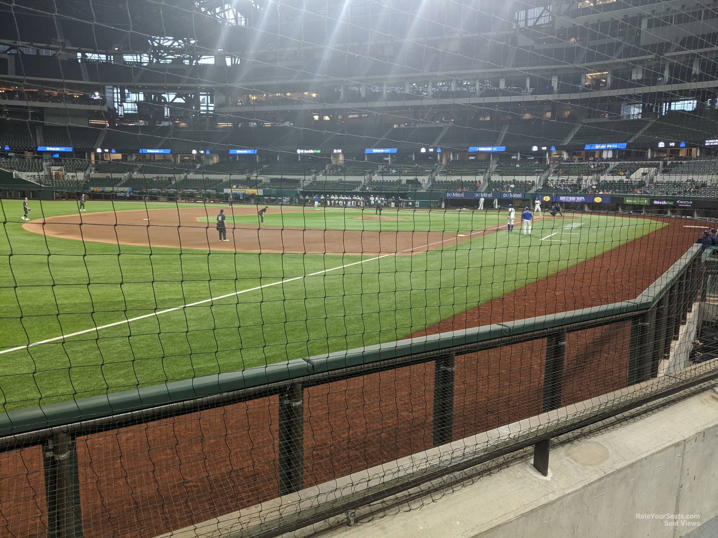 section 3, row 2 seat view  - globe life field
