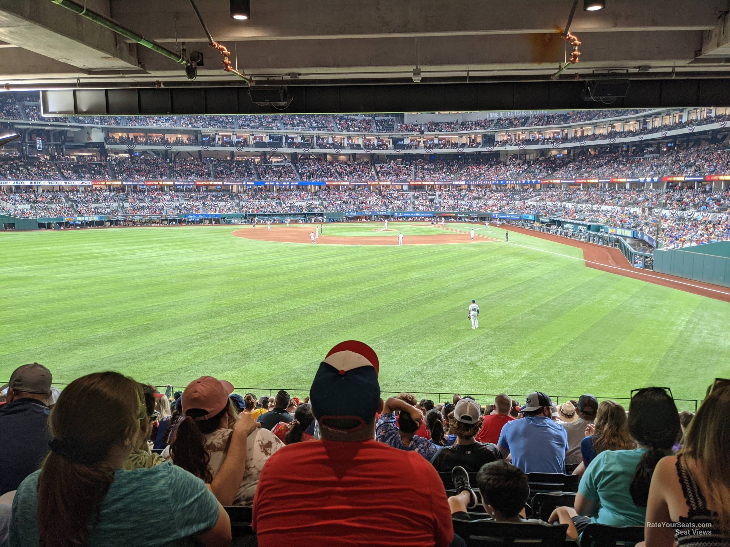 section 30, row 12 seat view  - globe life field