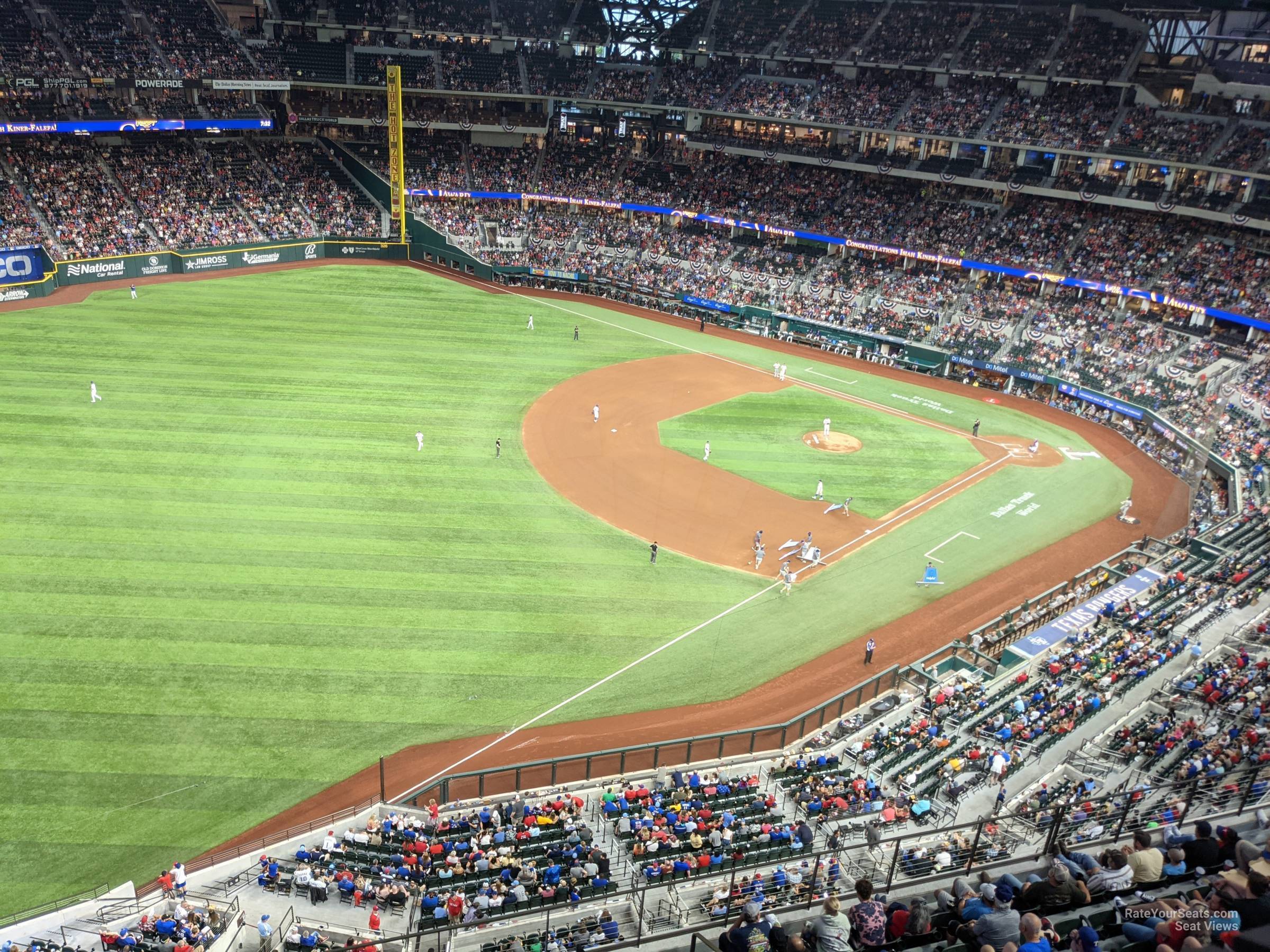 section 301, row 6 seat view  - globe life field