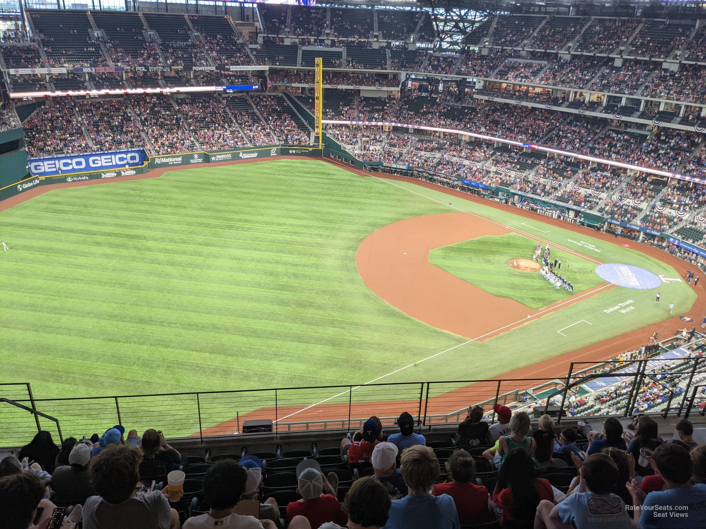 section 302, row 10 seat view  - globe life field