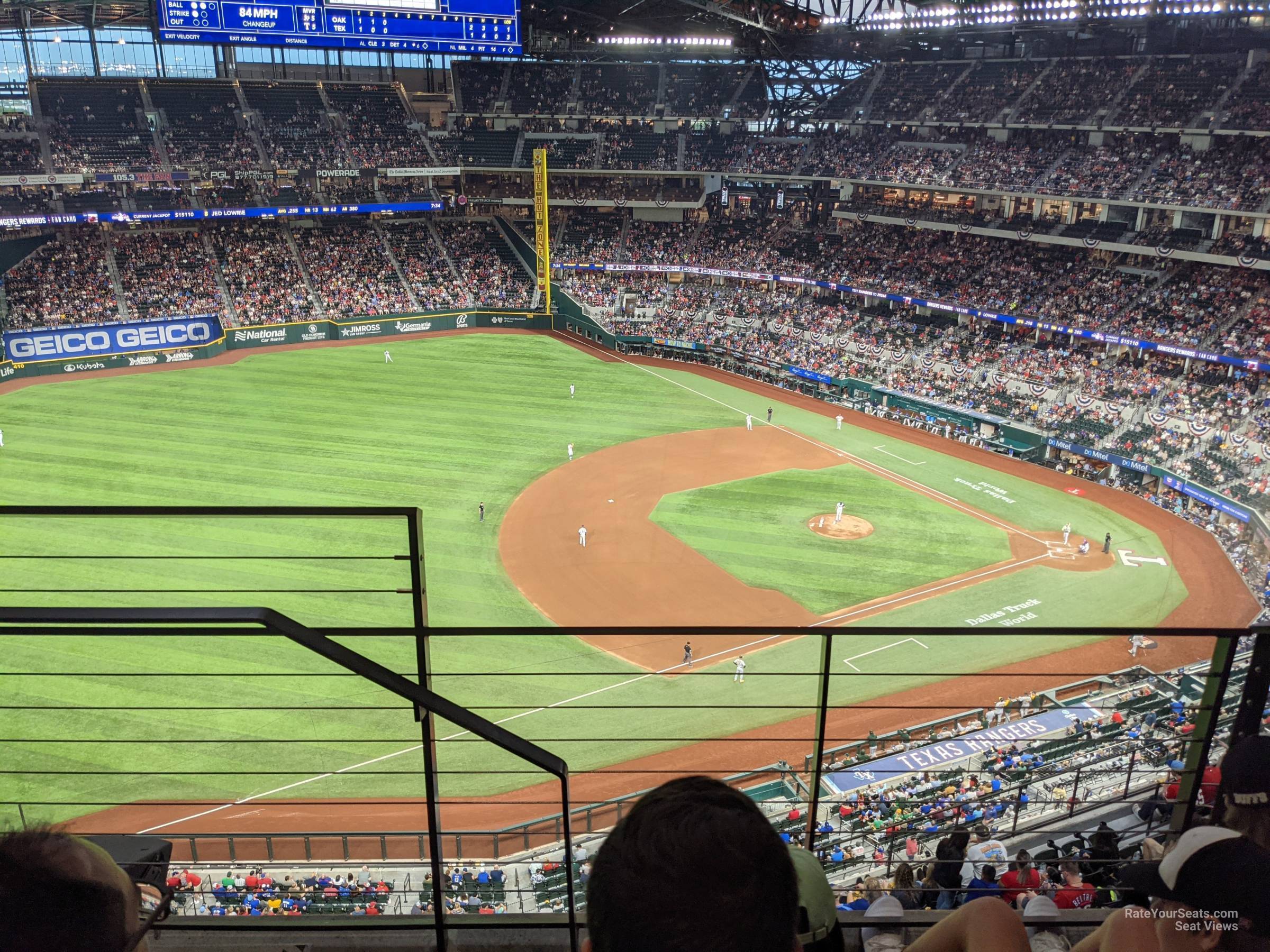 section 304, row 6 seat view  for baseball - globe life field