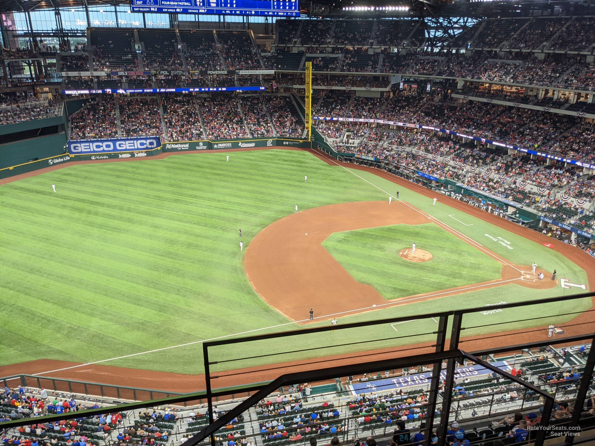 section 305, row 6 seat view  - globe life field