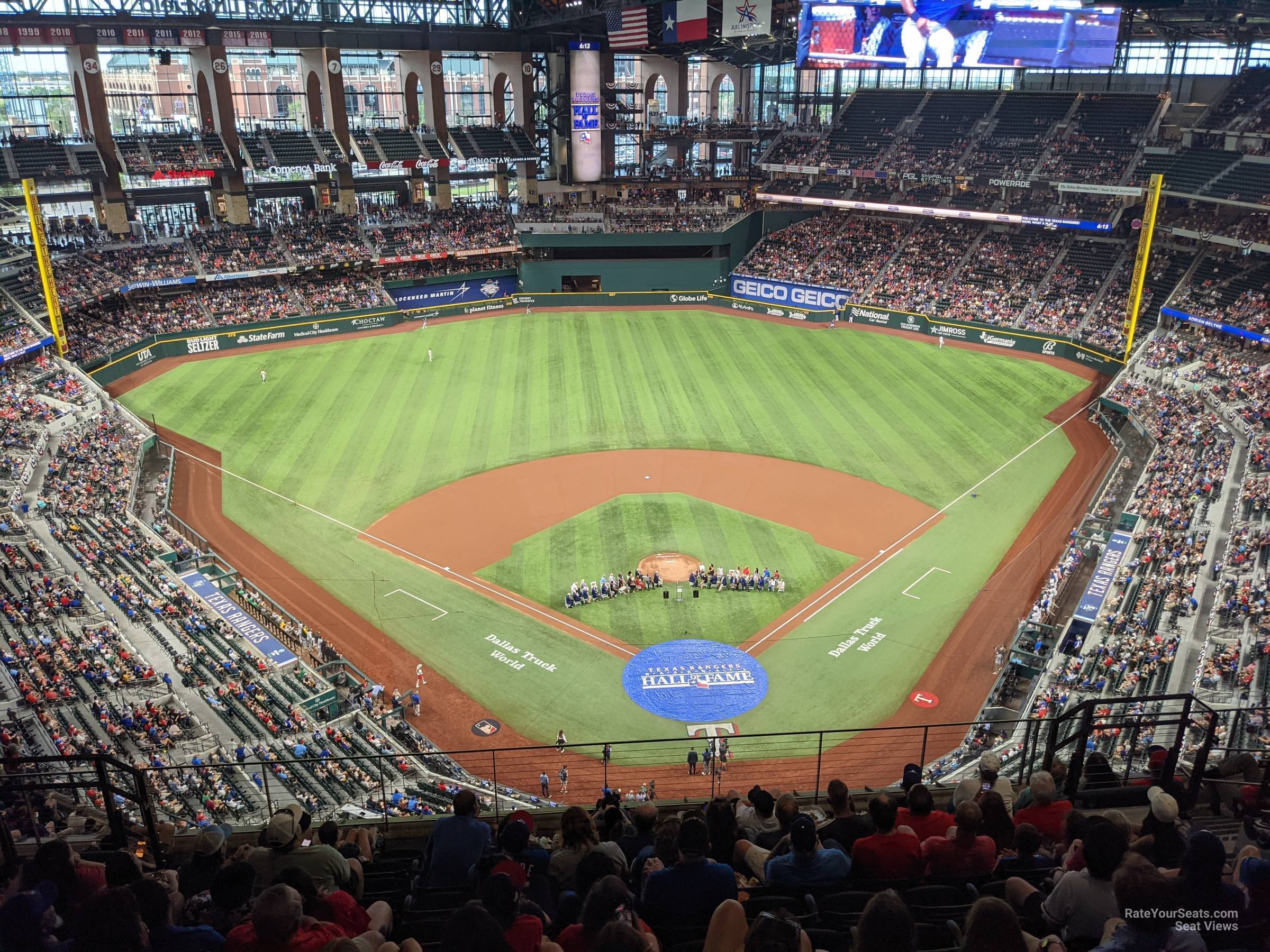 section 313, row 10 seat view  for baseball - globe life field