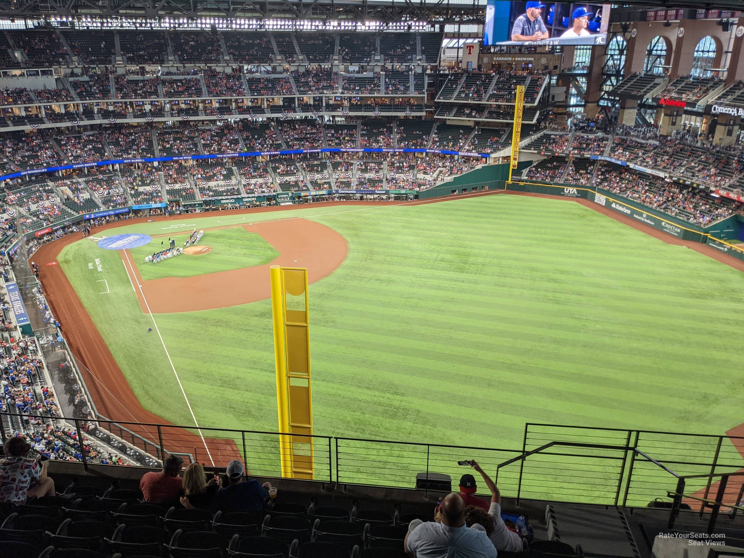 section 325, row 8 seat view  for baseball - globe life field