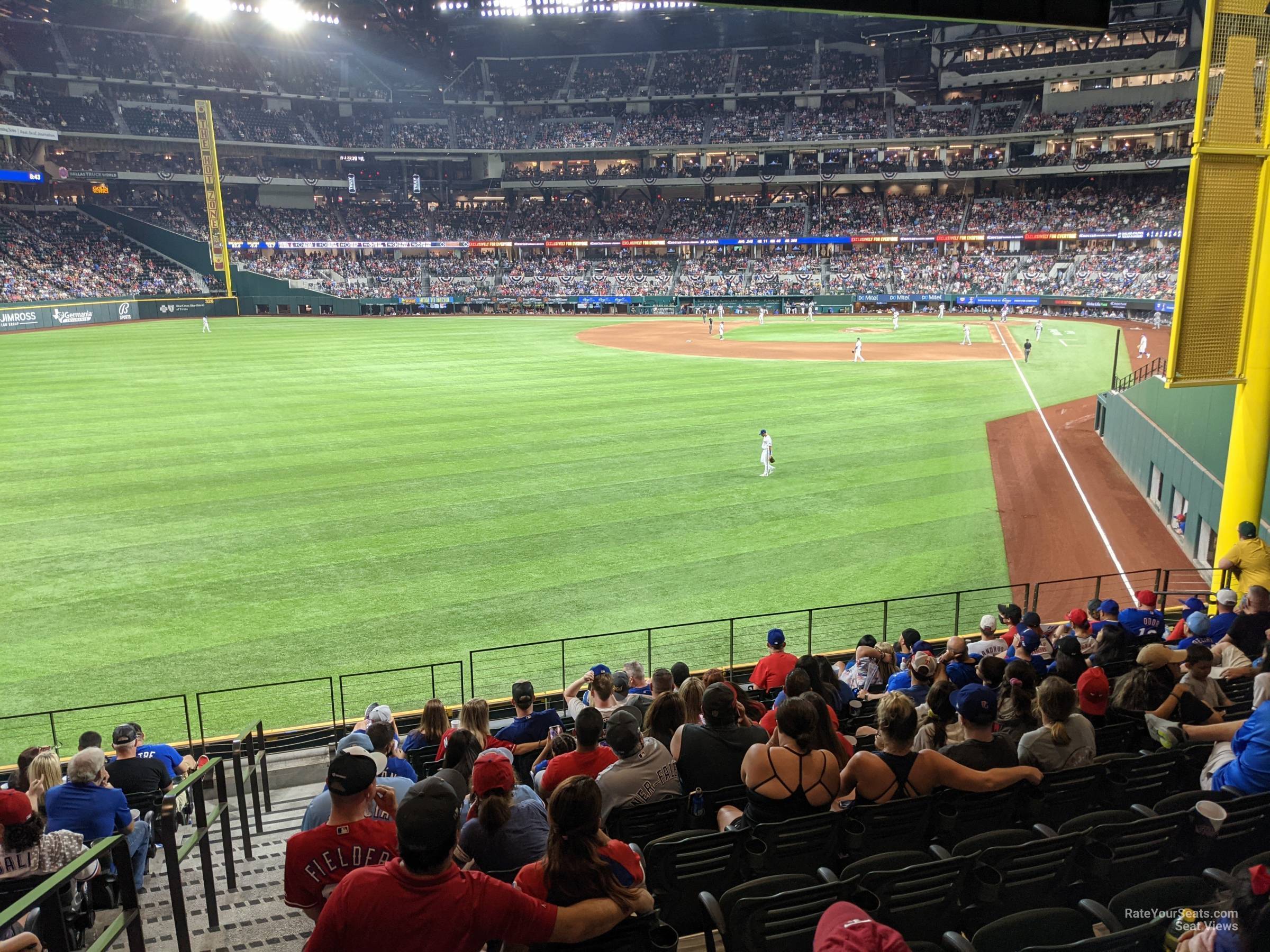 section 33, row 12 seat view  for baseball - globe life field