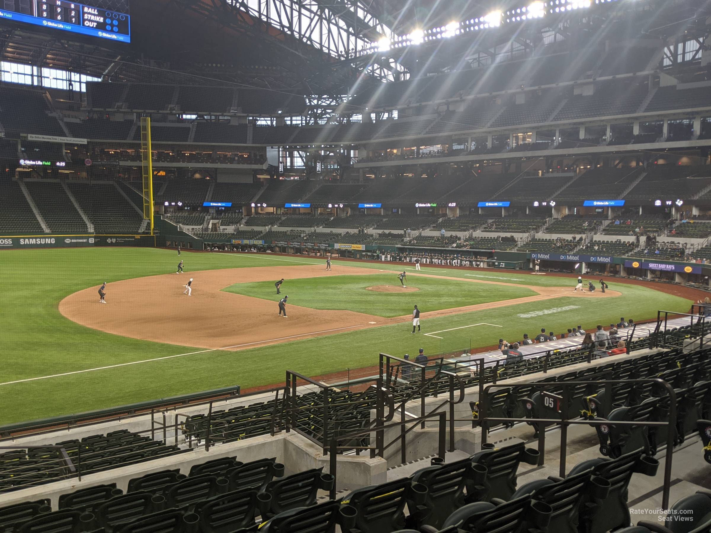 section 5, row 16 seat view  - globe life field
