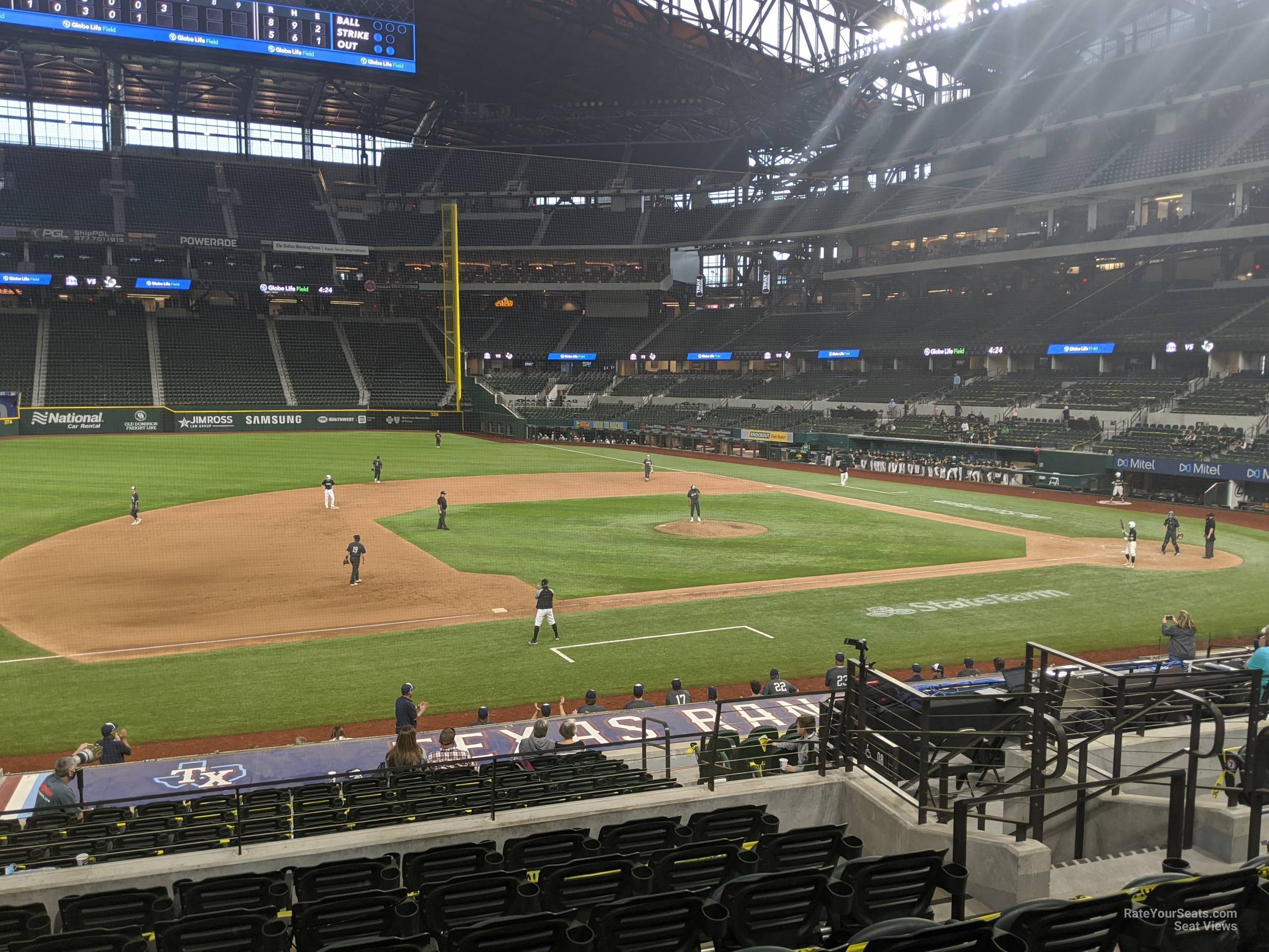 section 7, row 16 seat view  - globe life field