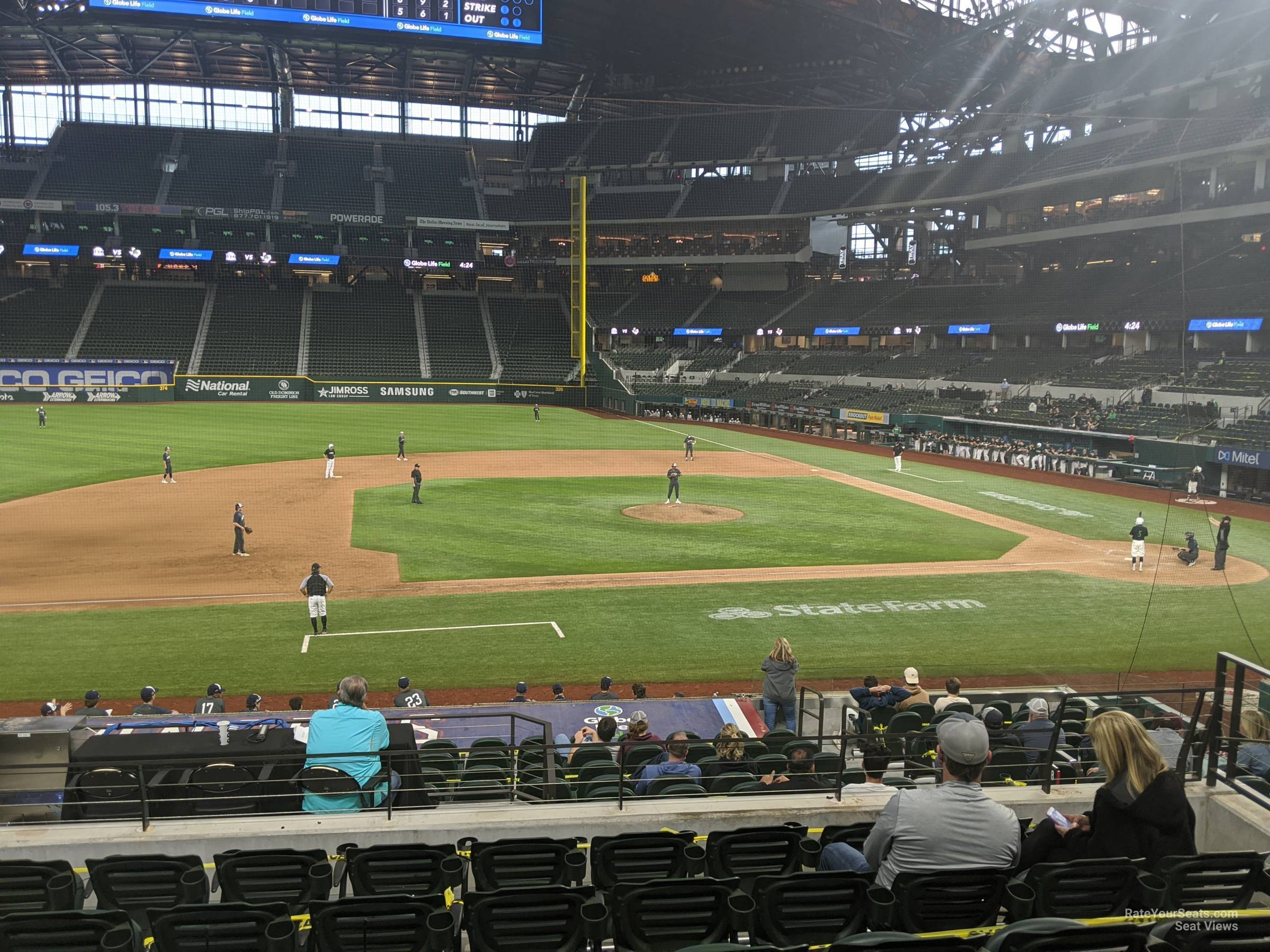 section 8, row 16 seat view  - globe life field