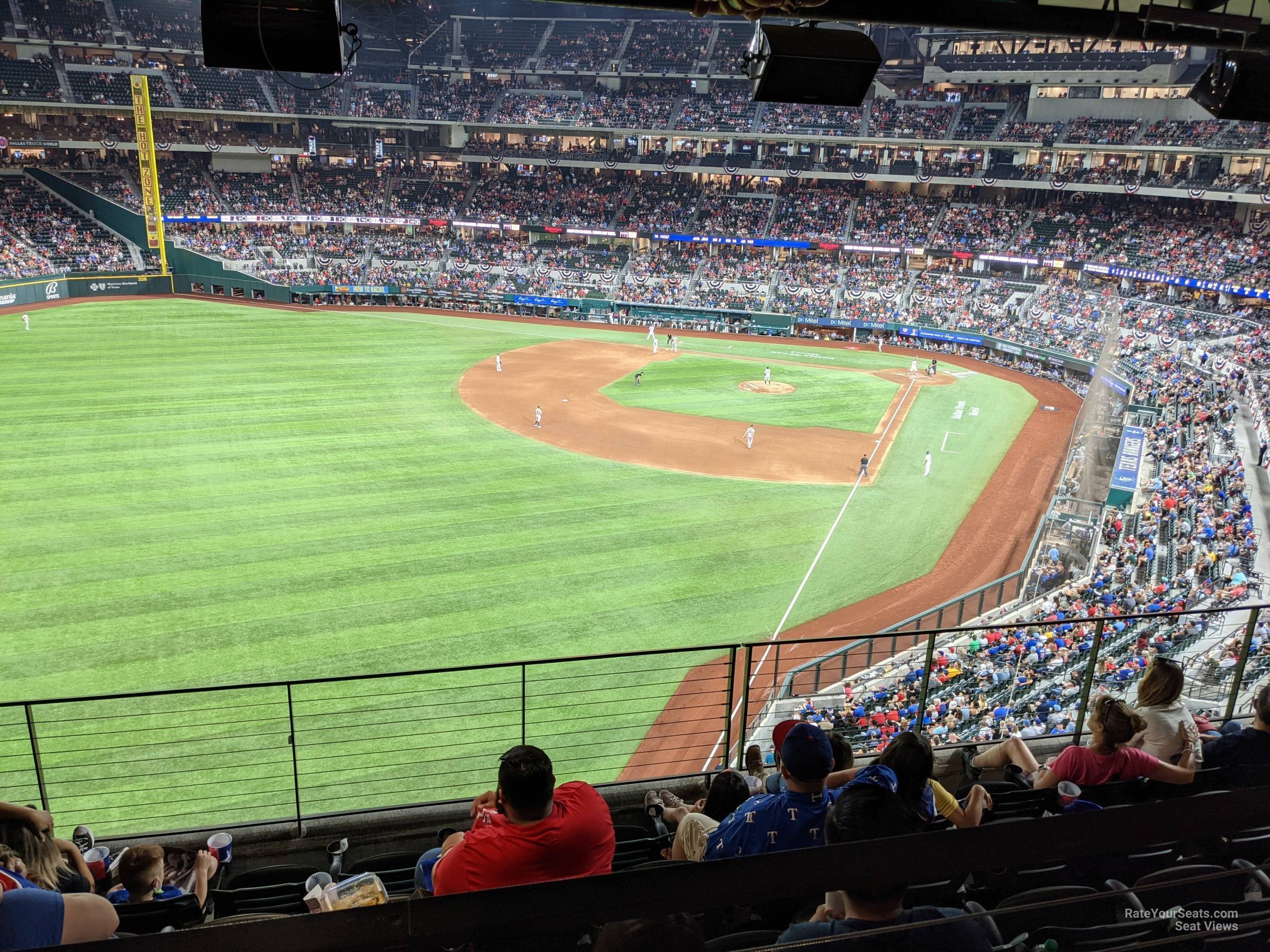 sky box 2, row 6 seat view  - globe life field