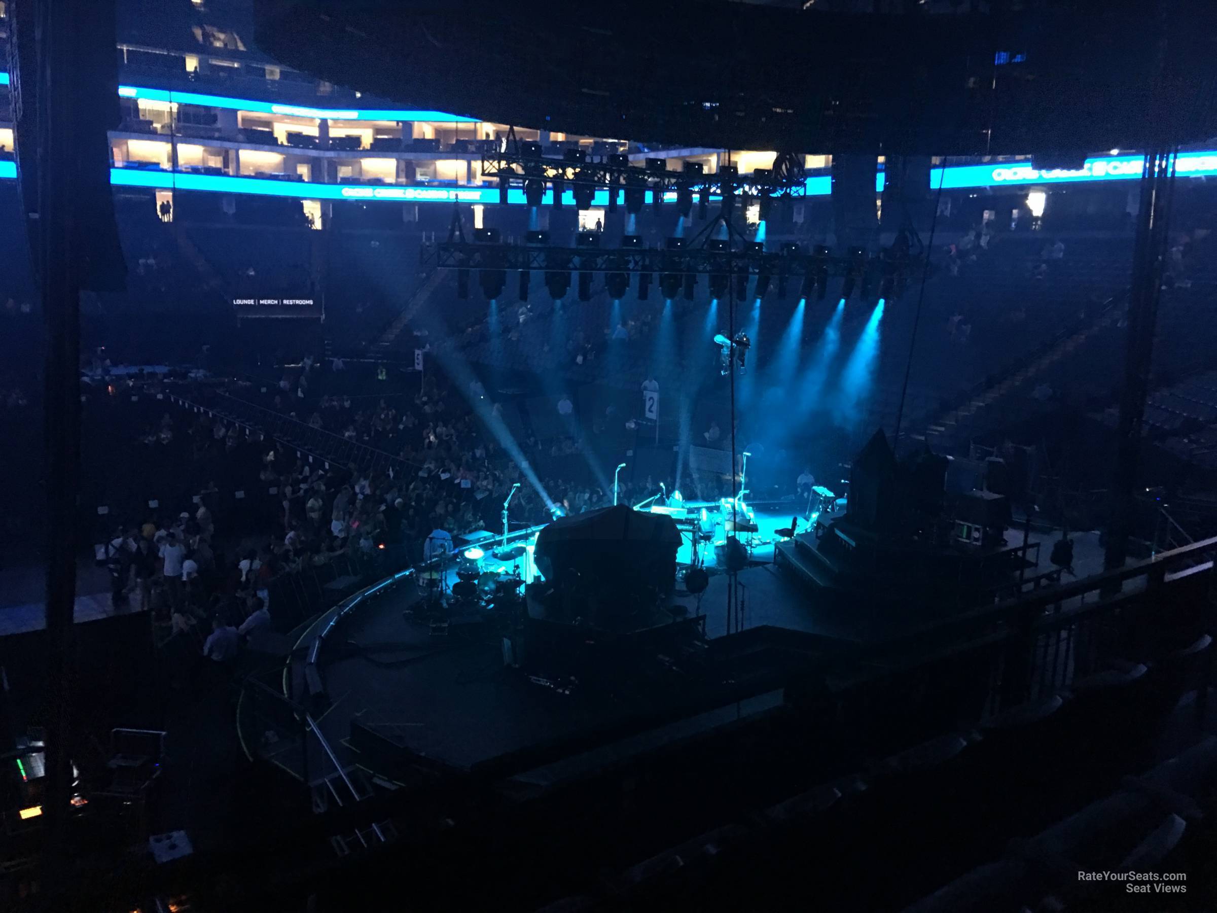 section 102, row a seat view  for concert - golden 1 center