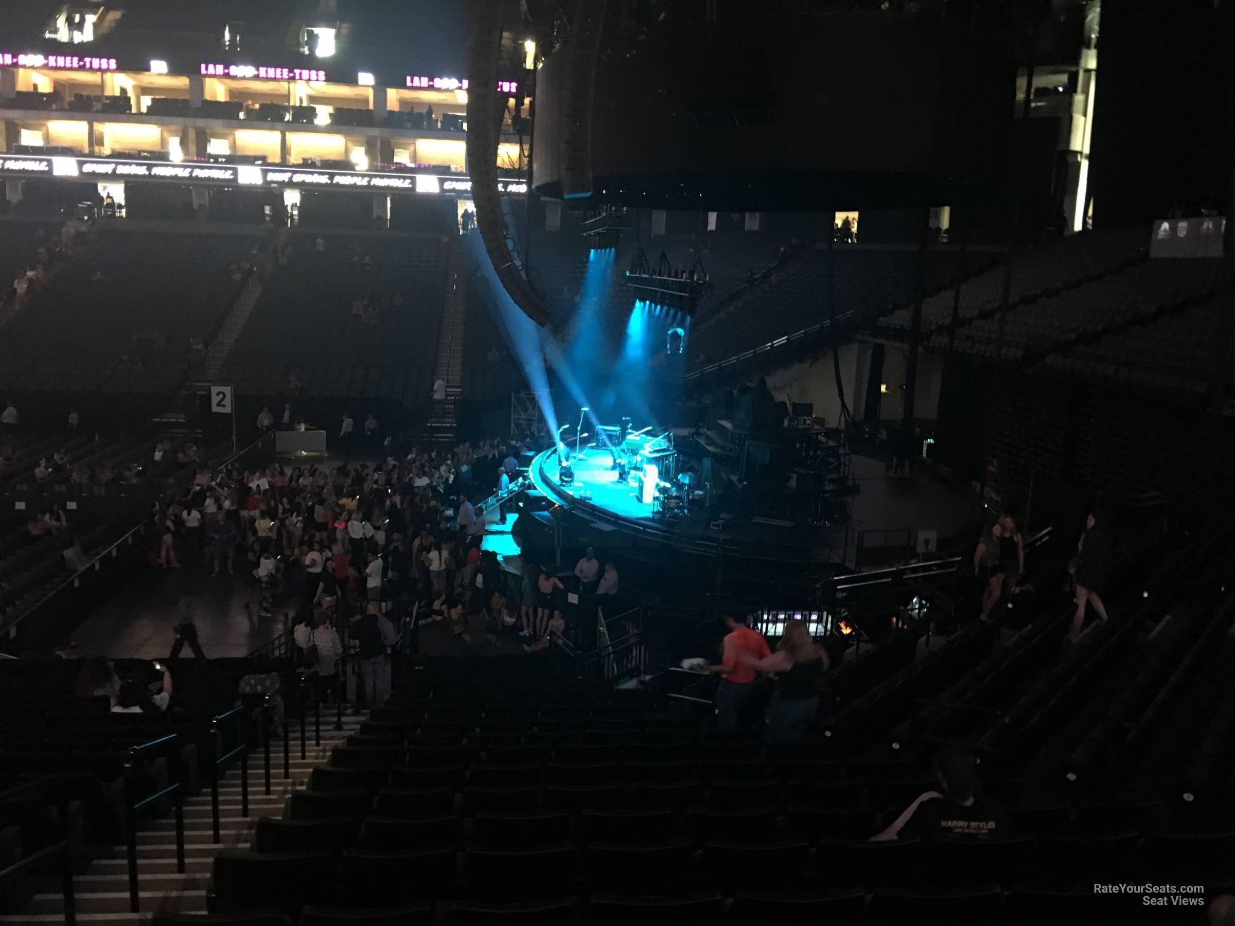 section 105, row m seat view  for concert - golden 1 center