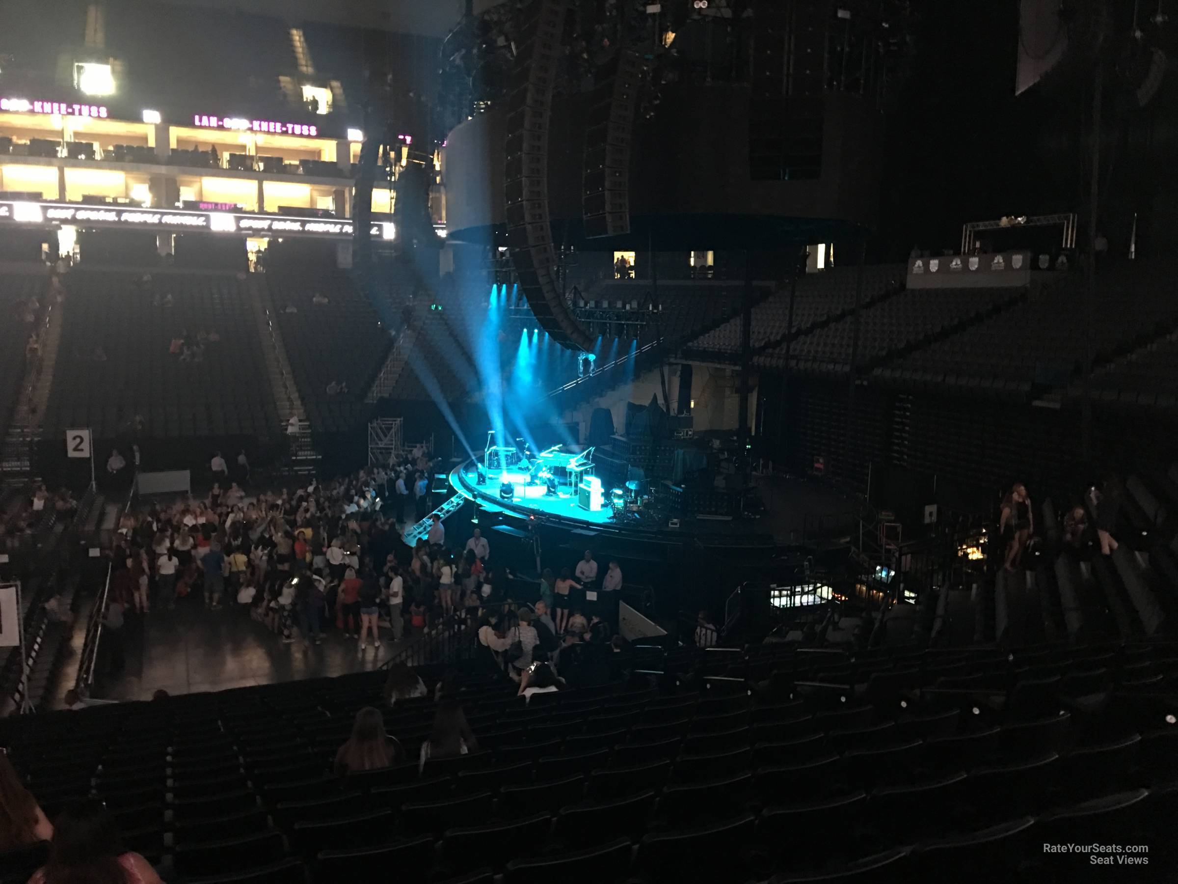 section 106, row m seat view  for concert - golden 1 center