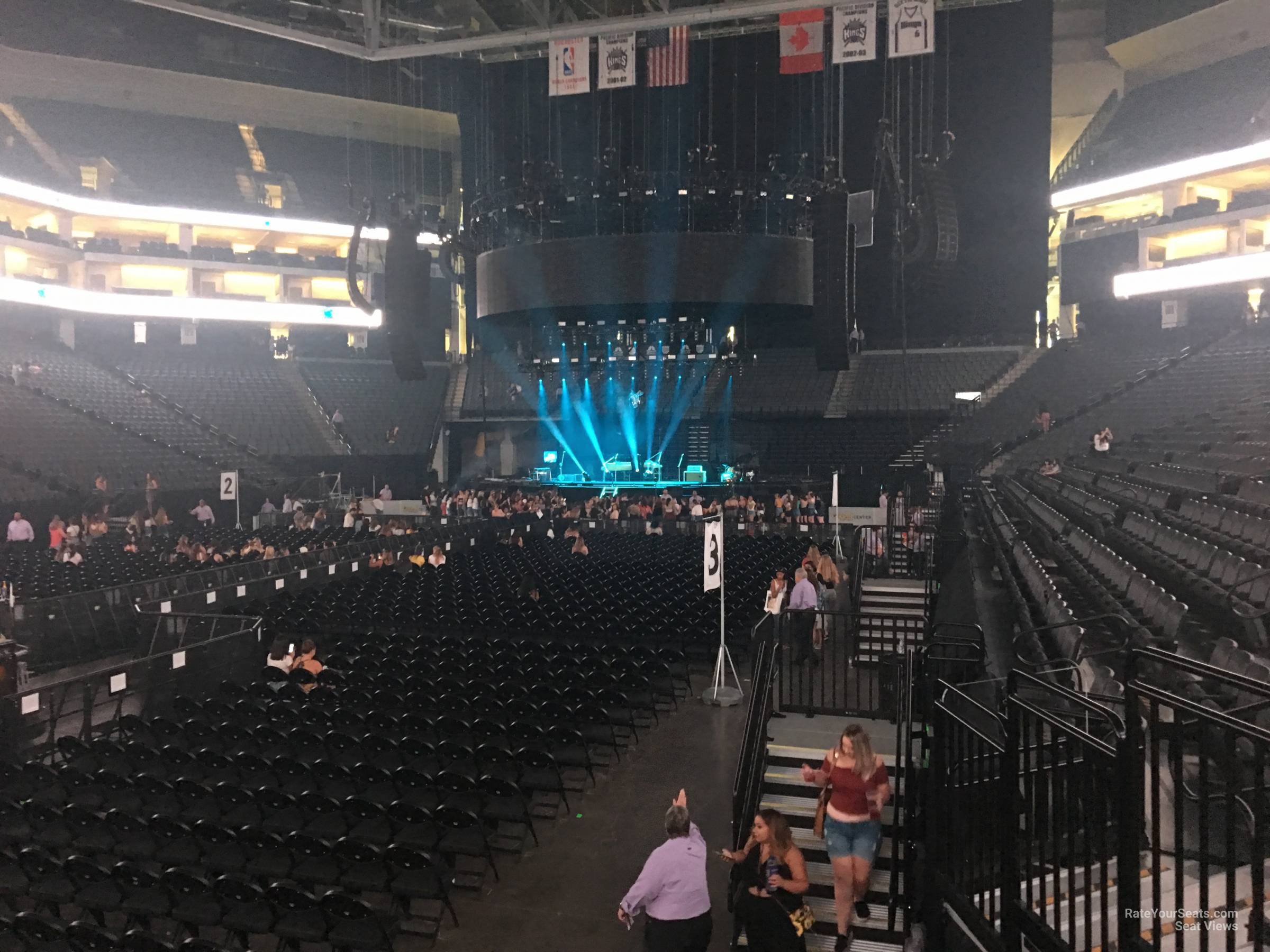 section 111, row a seat view  for concert - golden 1 center
