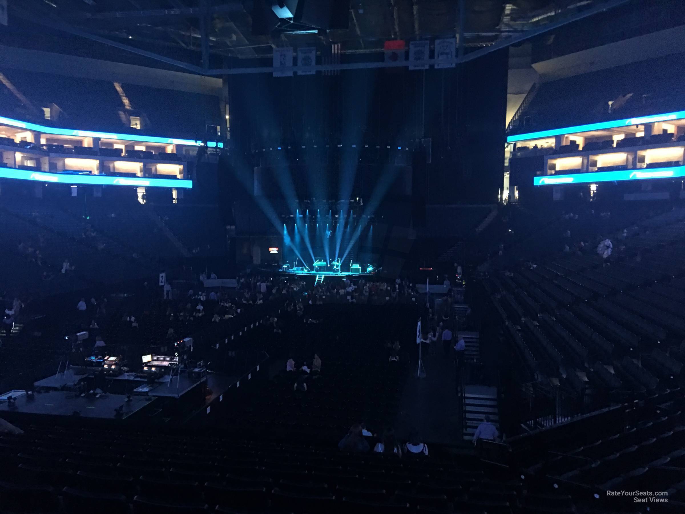 section 112, row m seat view  for concert - golden 1 center