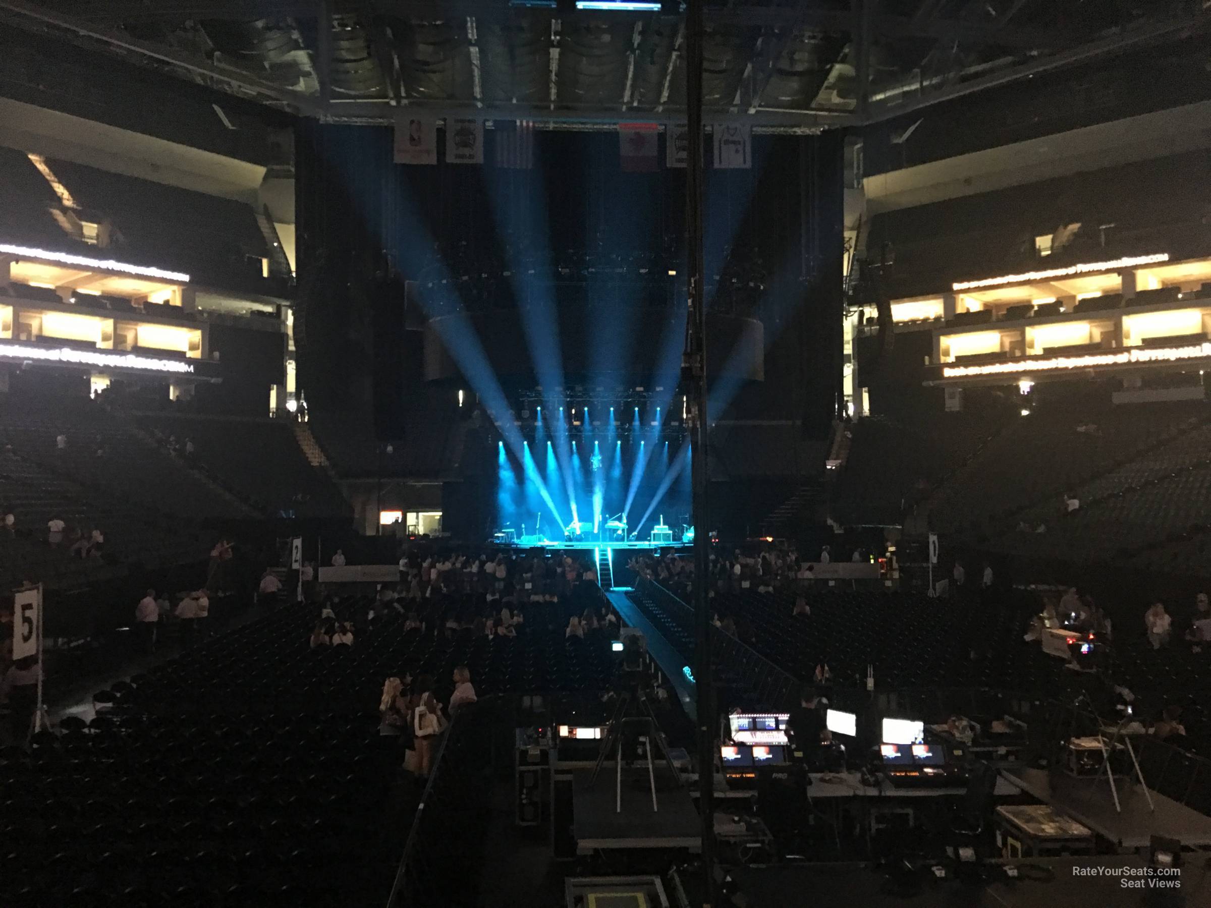 section 114, row a seat view  for concert - golden 1 center