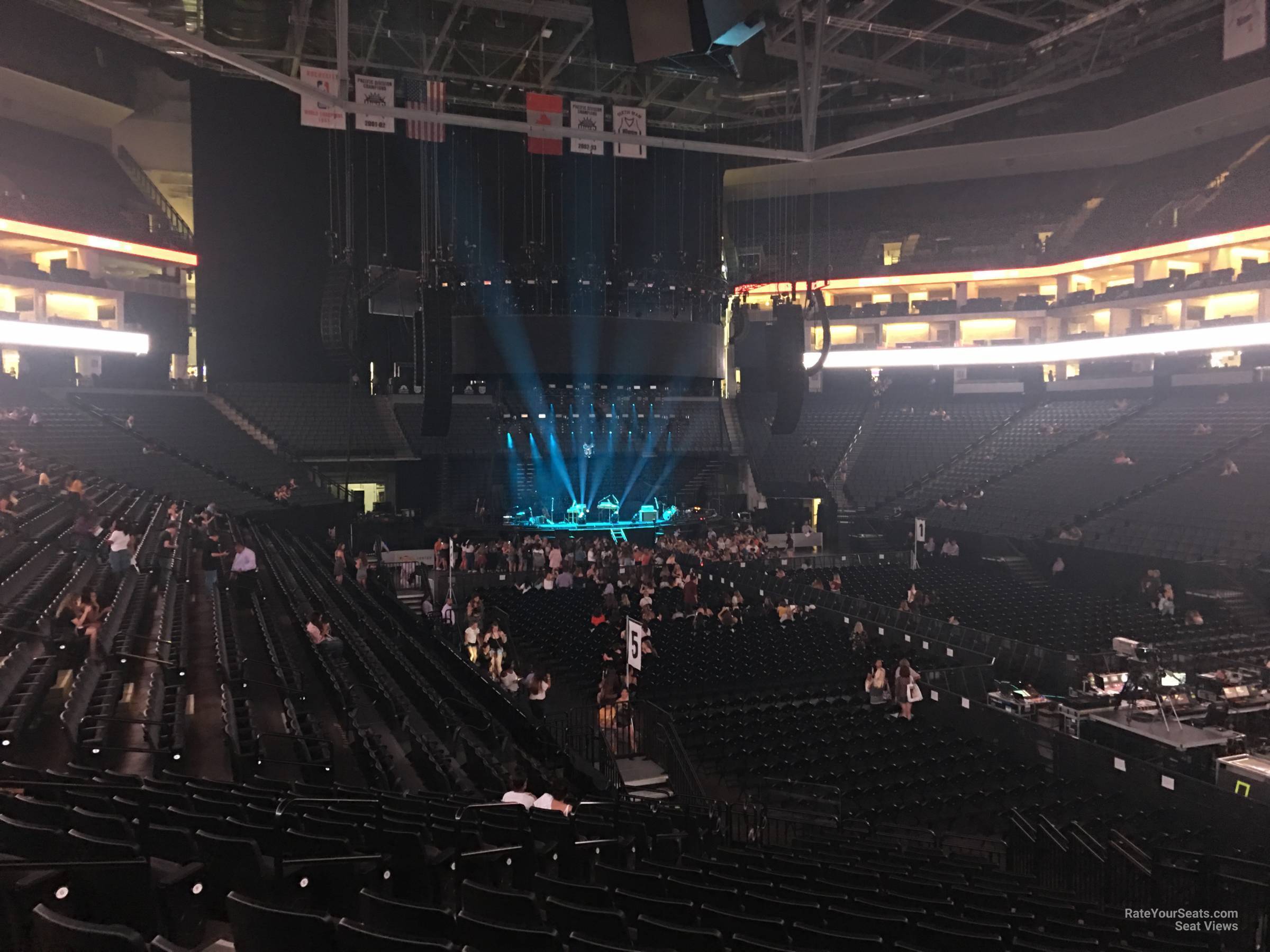 section 116, row m seat view  for concert - golden 1 center