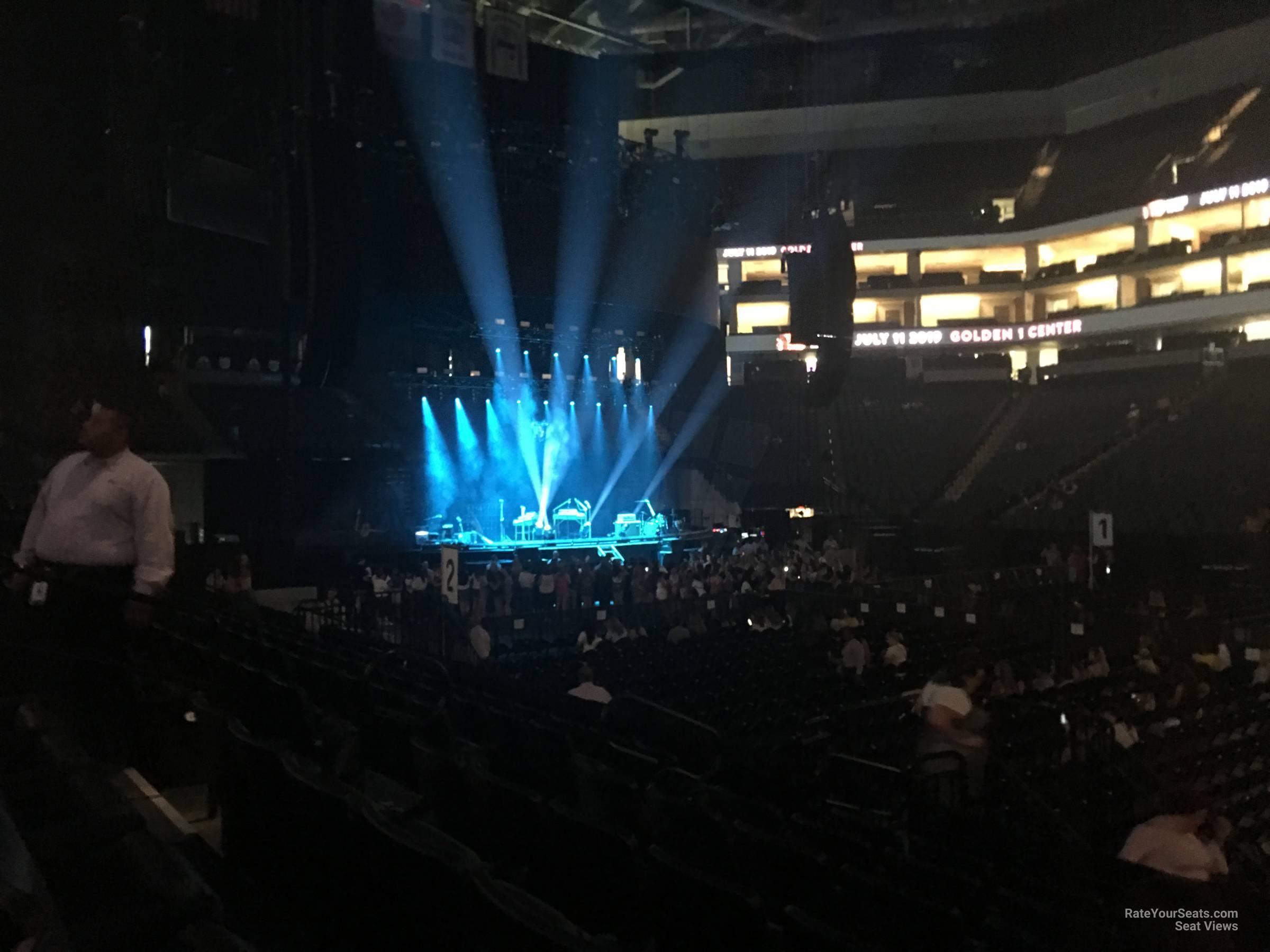 section 119, row a seat view  for concert - golden 1 center