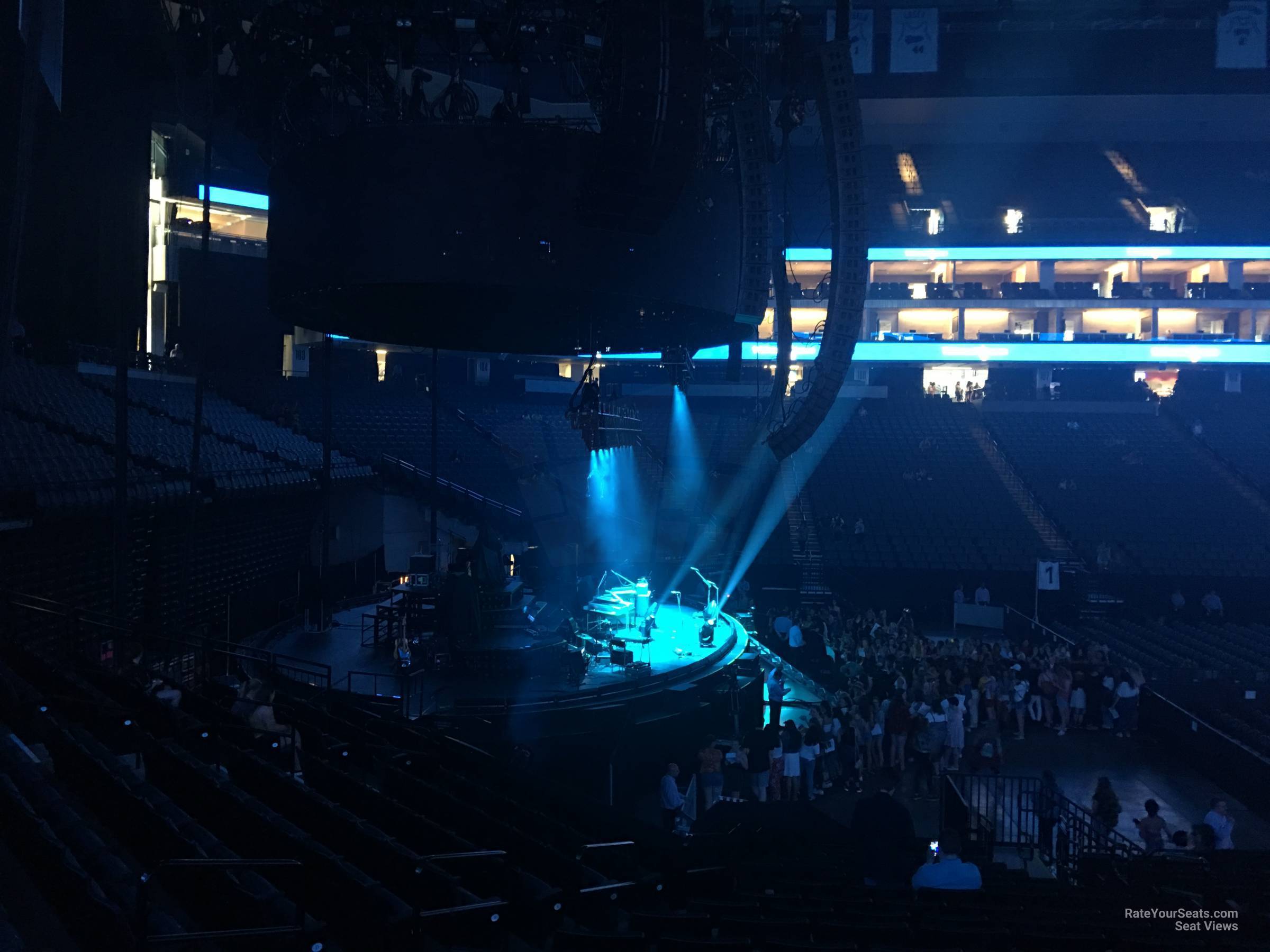 section 122, row m seat view  for concert - golden 1 center