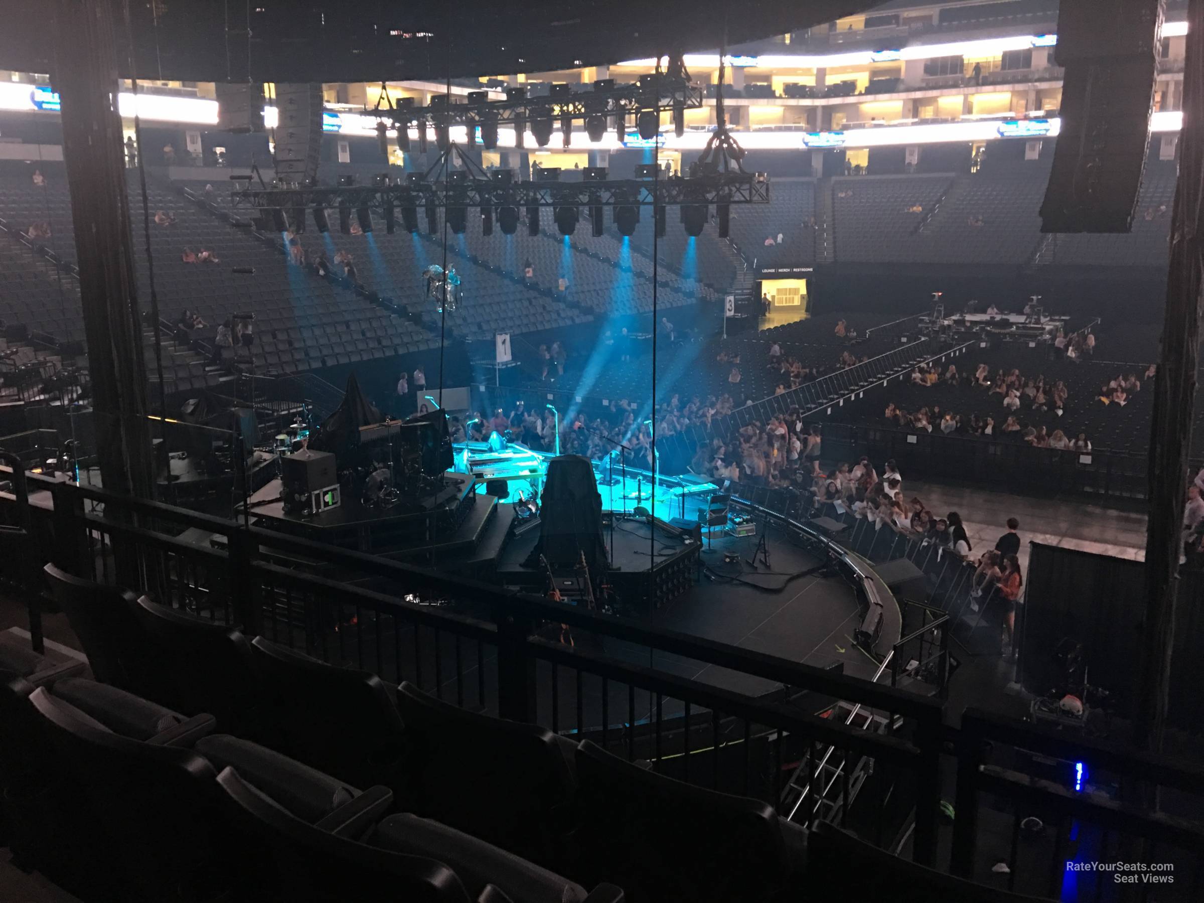 section 125, row a seat view  for concert - golden 1 center