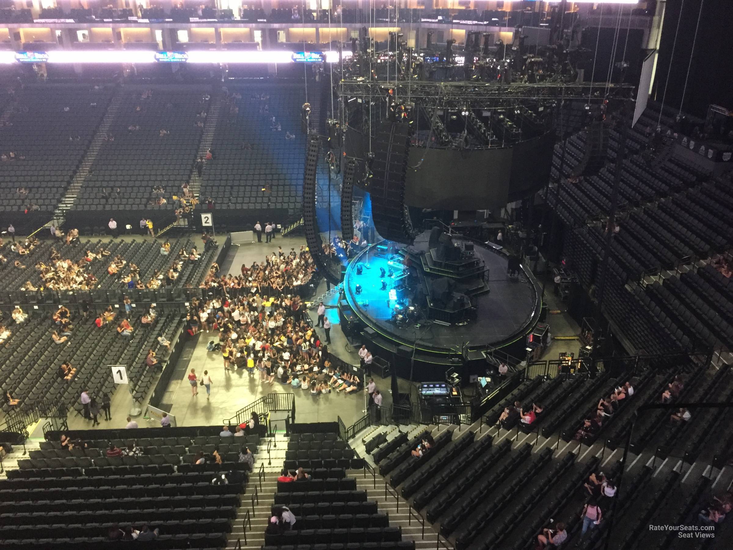 section 204, row c seat view  for concert - golden 1 center
