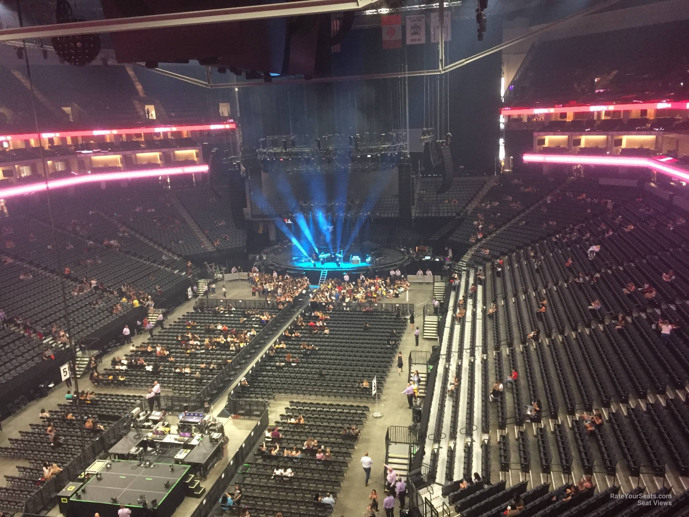 section 210, row c seat view  for concert - golden 1 center