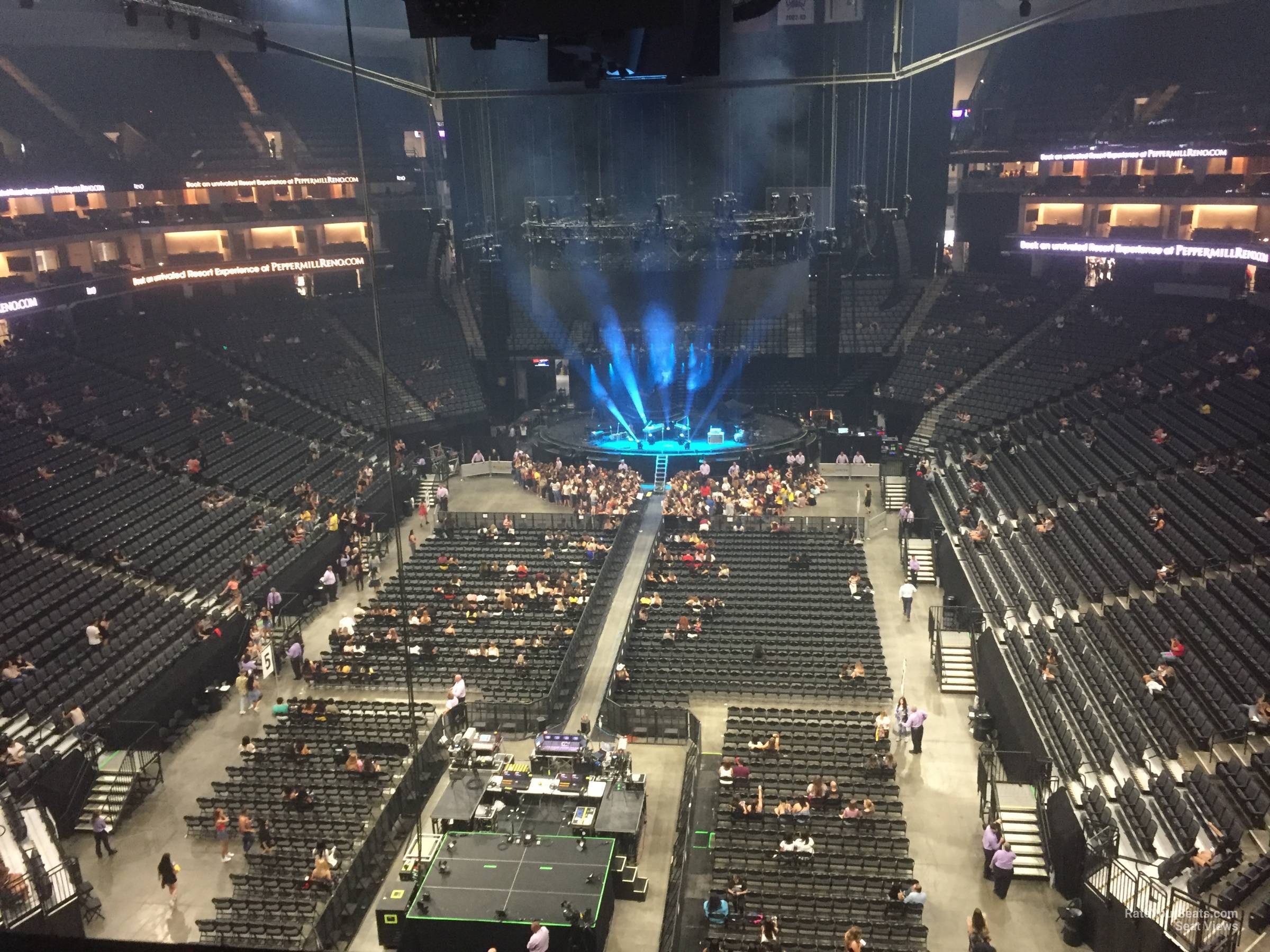 section 211, row c seat view  for concert - golden 1 center