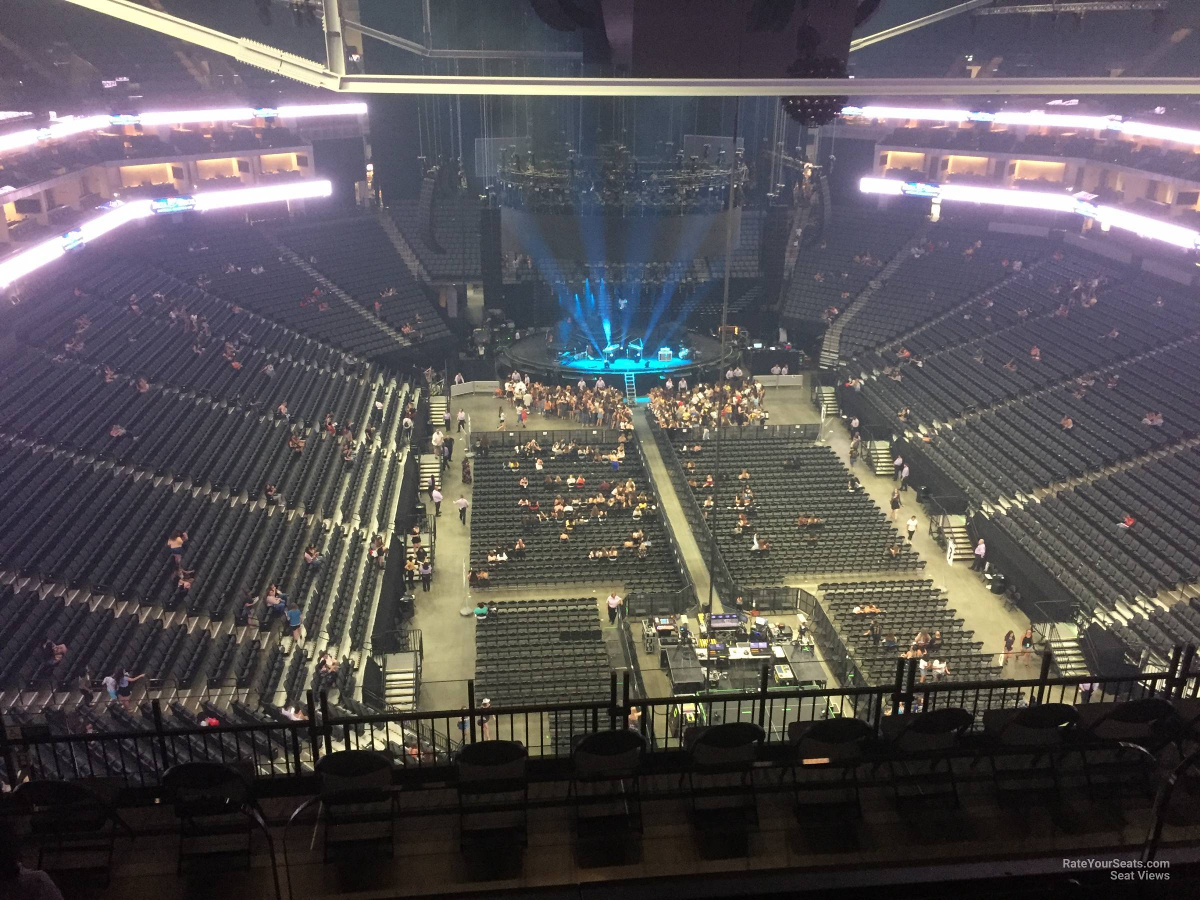 section 213, row l seat view  for concert - golden 1 center