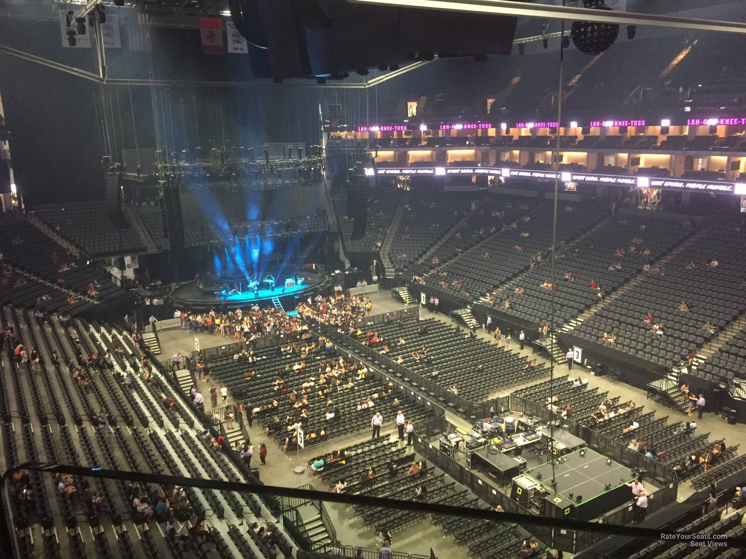 section 214, row c seat view  for concert - golden 1 center