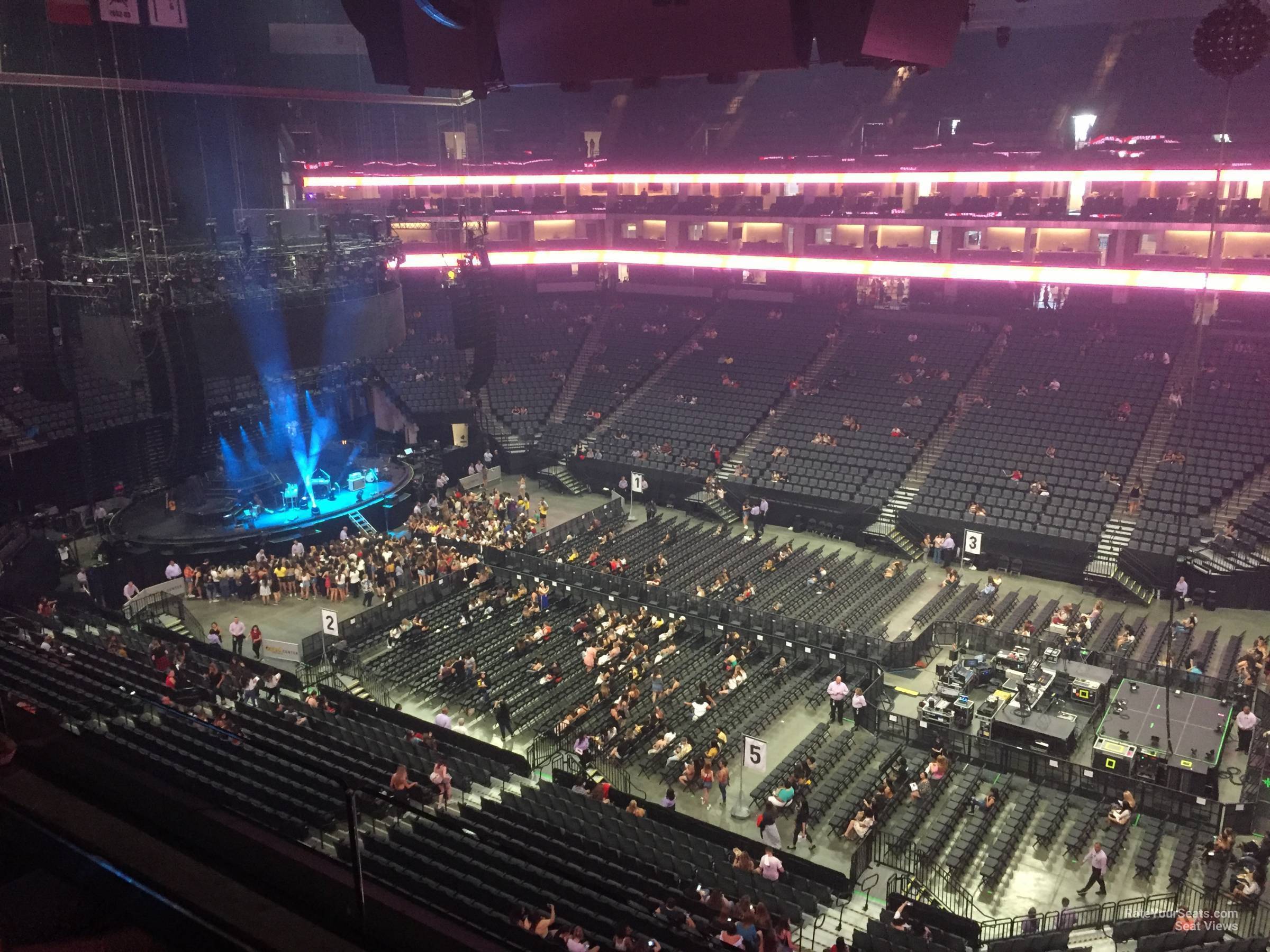 section 216, row c seat view  for concert - golden 1 center