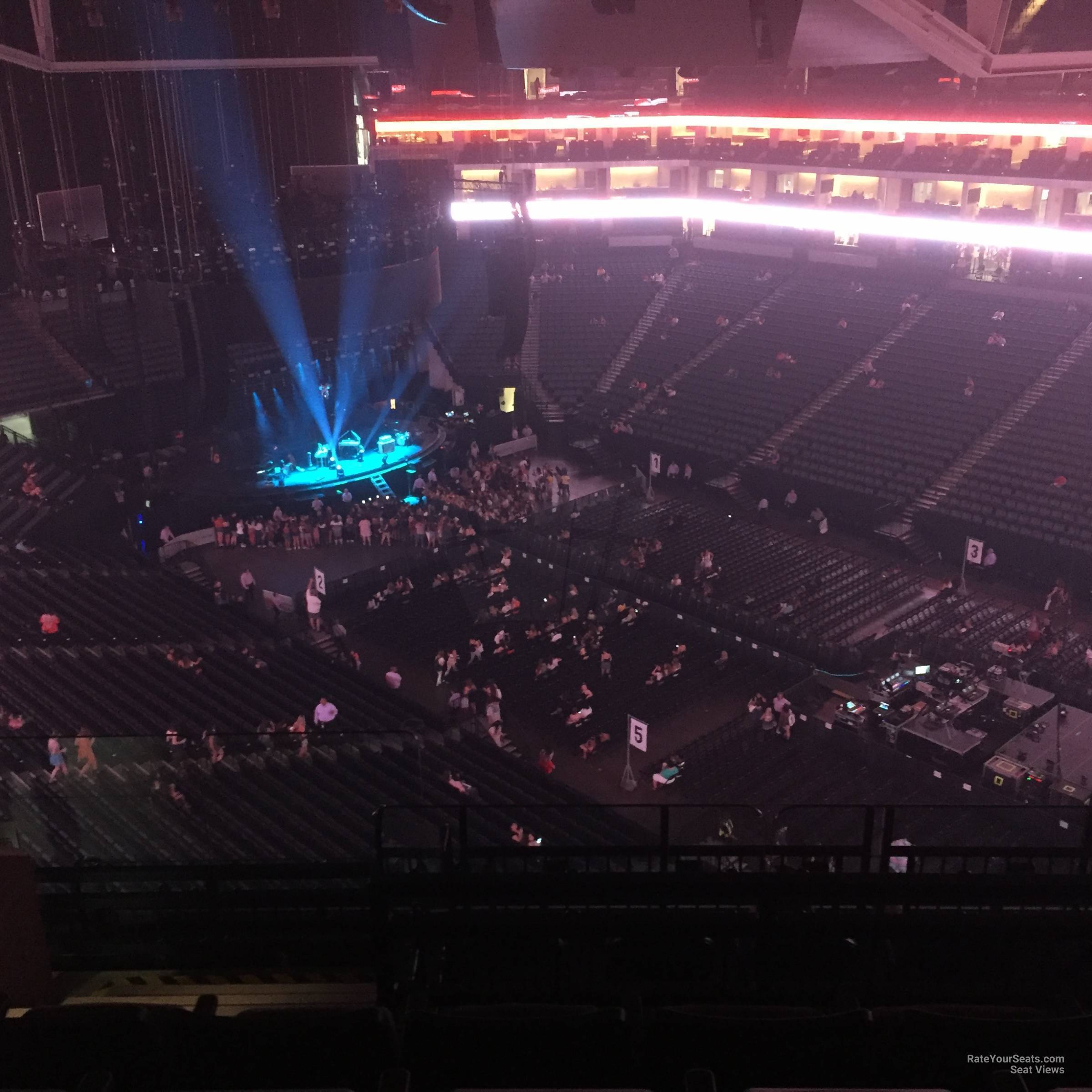section 216, row l seat view  for concert - golden 1 center