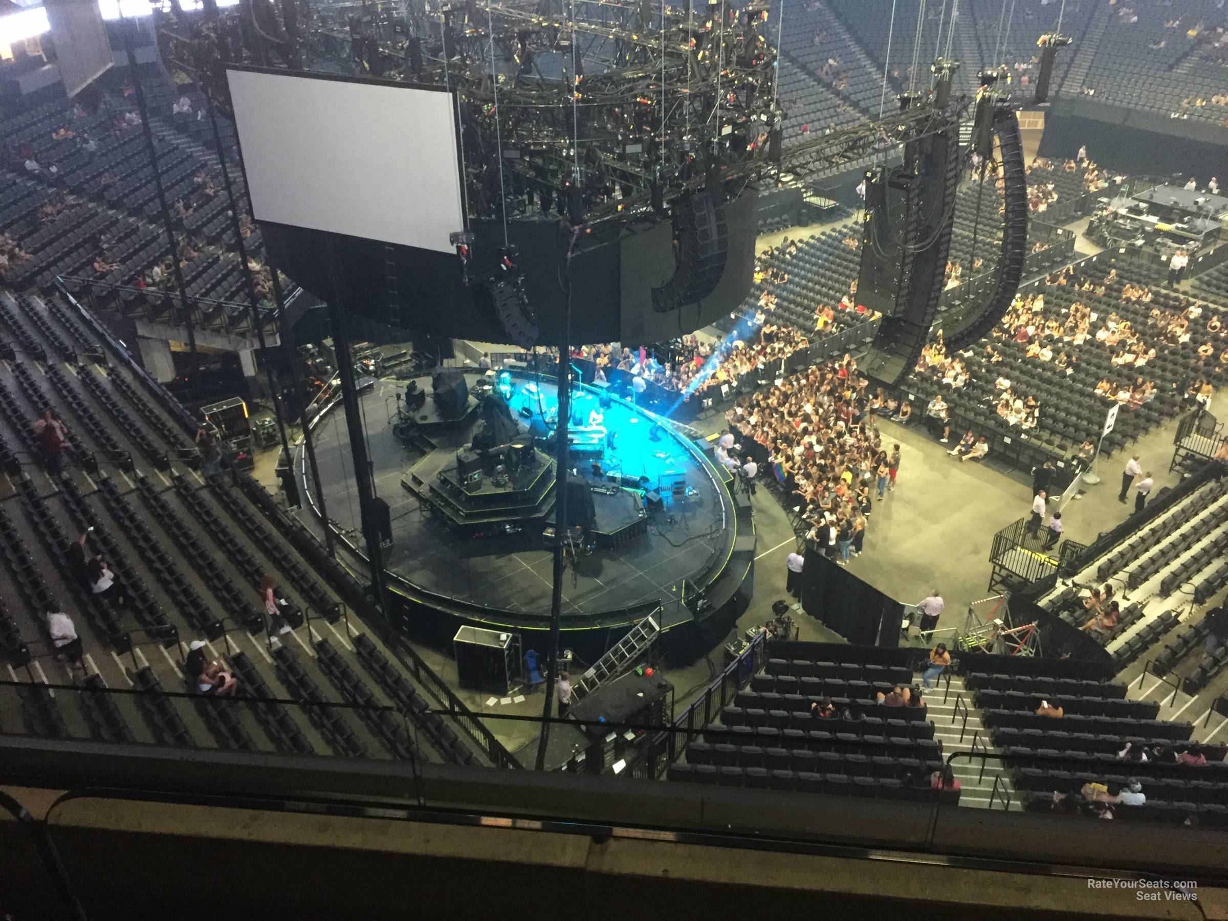 section 222, row c seat view  for concert - golden 1 center