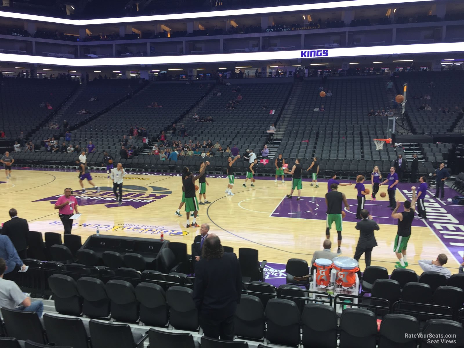 section 106, row dd seat view  for basketball - golden 1 center