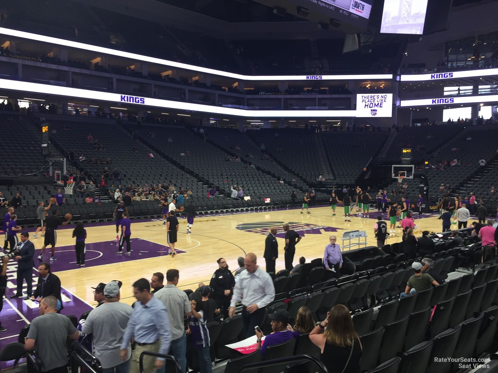 section 109, row dd seat view  for basketball - golden 1 center