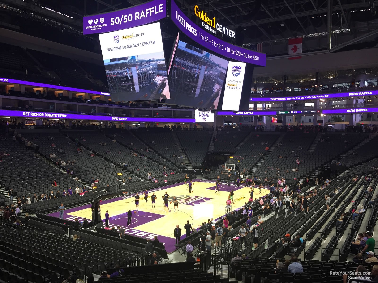 Golden 1 Center Section 111 Sacramento Kings