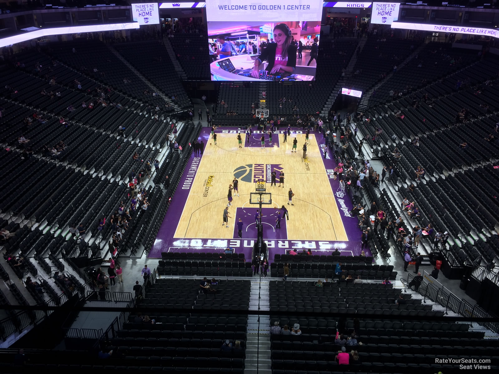 section 211, row a seat view  for basketball - golden 1 center
