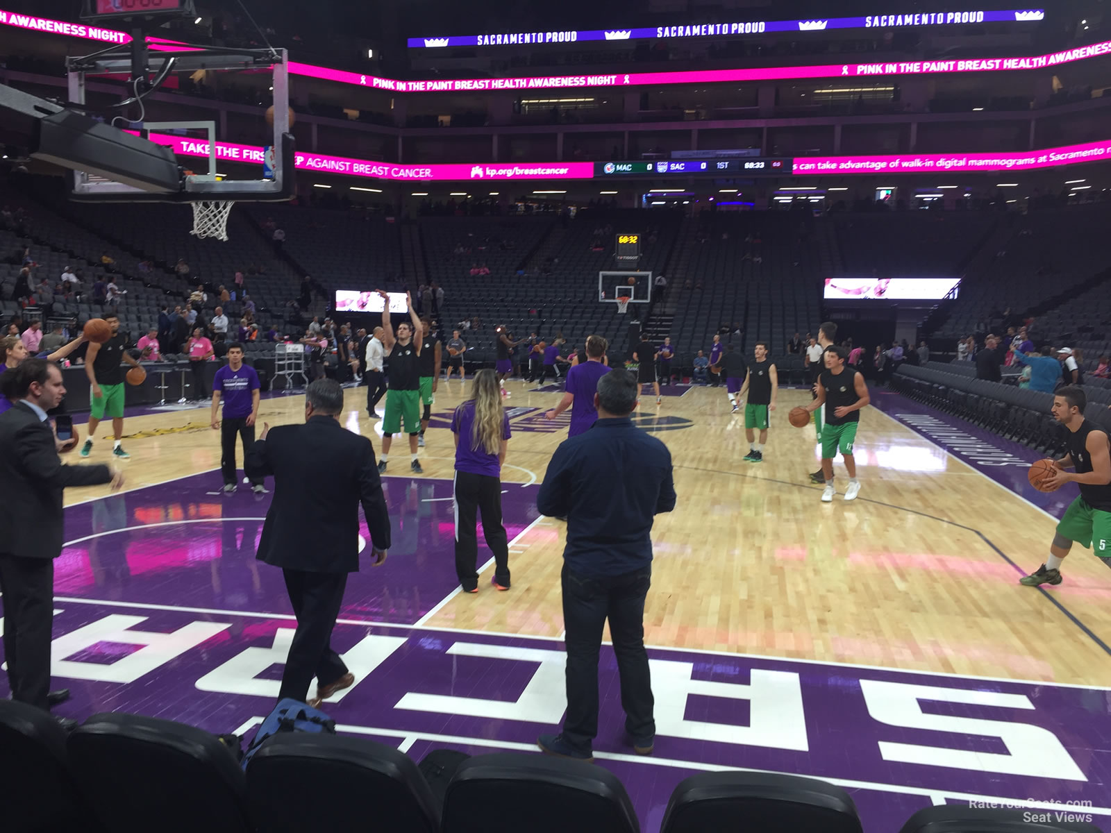 Courtside 9 at Golden 1 Center Sacramento Kings